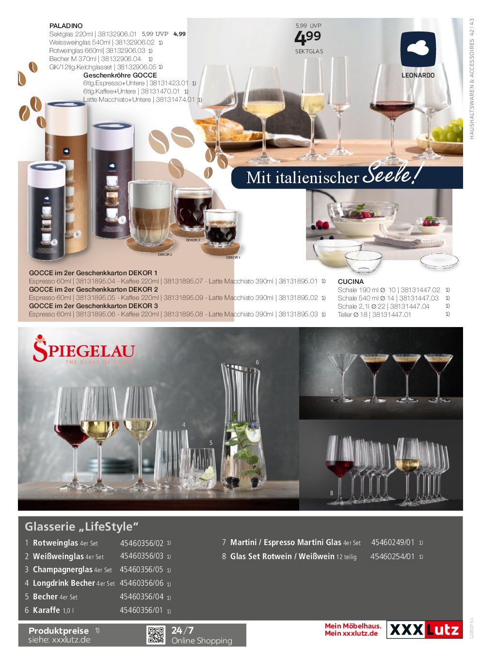 xxxlutz - XXXlutz - Schöner Einrichten-Prospekt gültig vom 01.09. bis 28.02. - page: 43 xxxlutz - XXXlutz - Schöner Einrichten-Prospekt gültig vom 01.09. bis 28.02. - page: 43