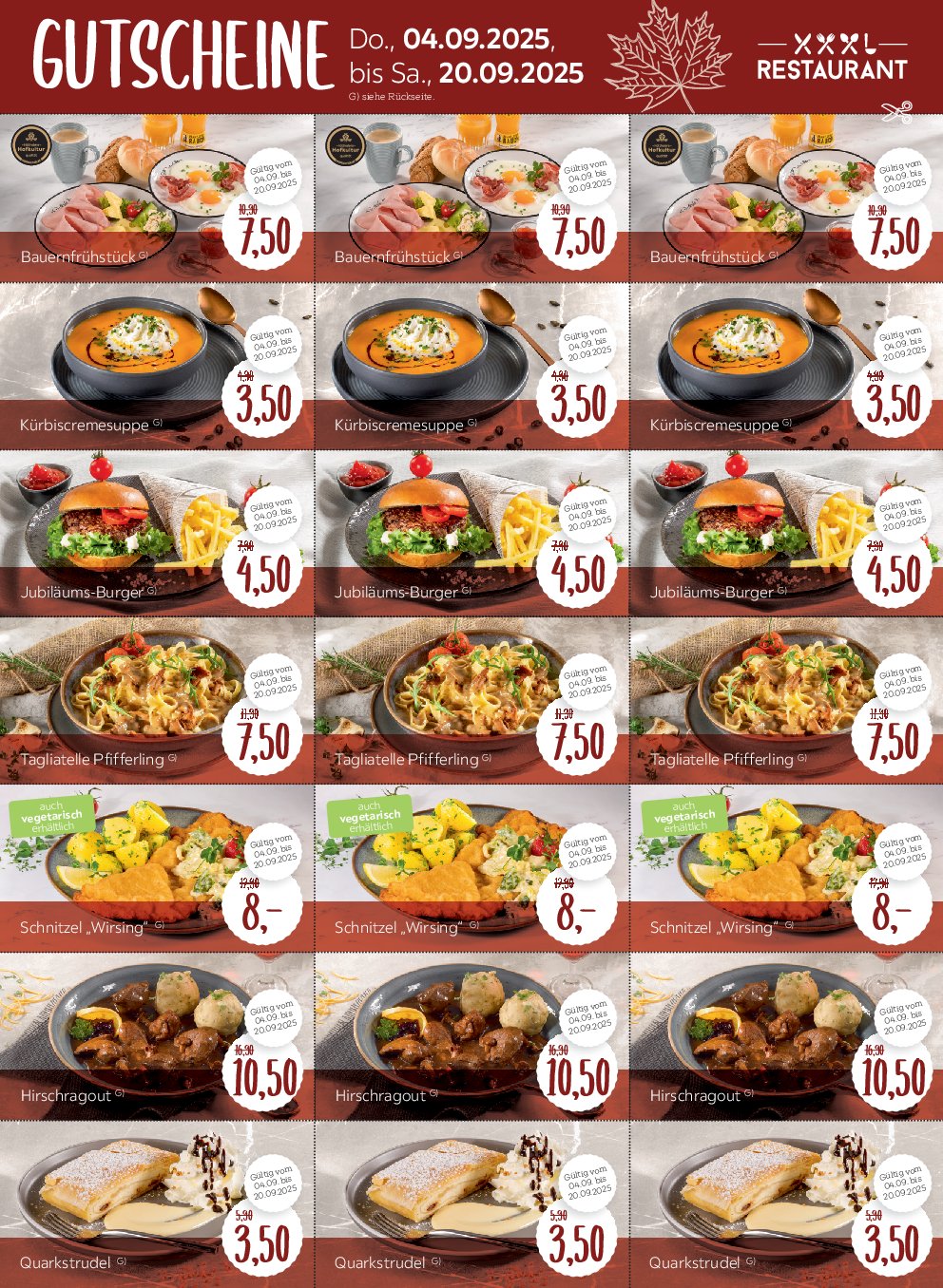 xxxlutz - XXXlutz - Restaurantgutscheine-Prospekt gültig vom 04.09. bis 20.09. - page: 3
