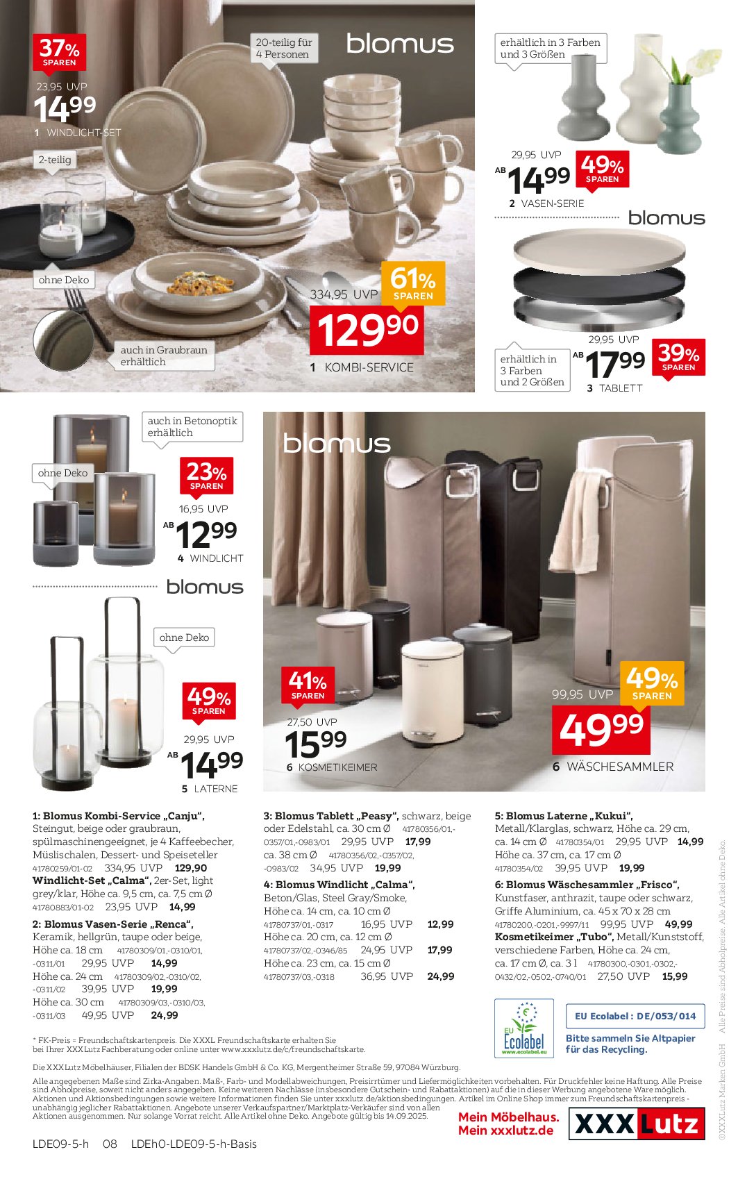 xxxlutz - XXXlutz - Wohnaccessoires-Prospekt gültig vom 01.09. bis 14.09. - page: 8