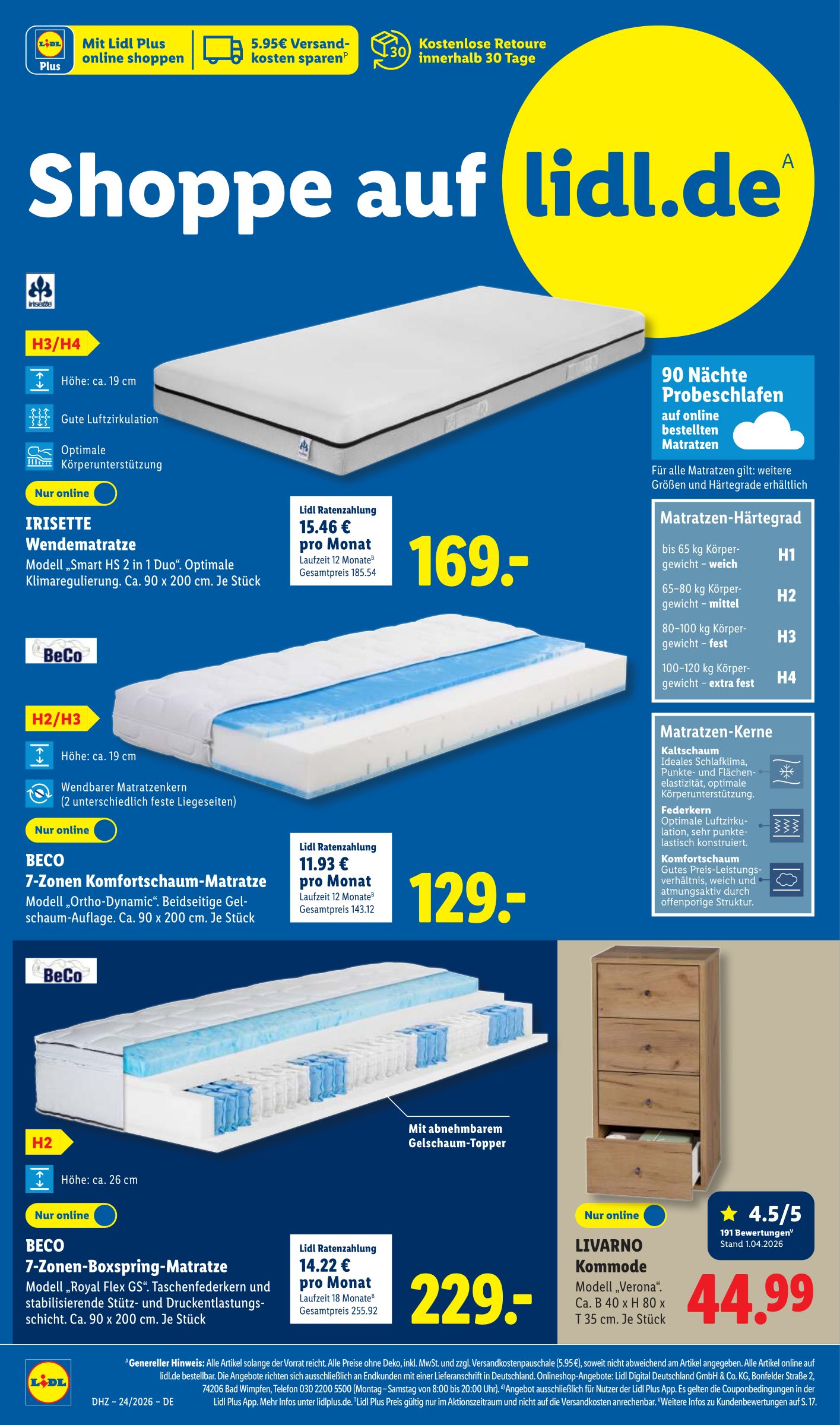 lidl - Lidl - Angebot der Woche Prospekt nächste Woche – von Montag 08.06.2026 bis Samstag 13.06.2026 - page: 4