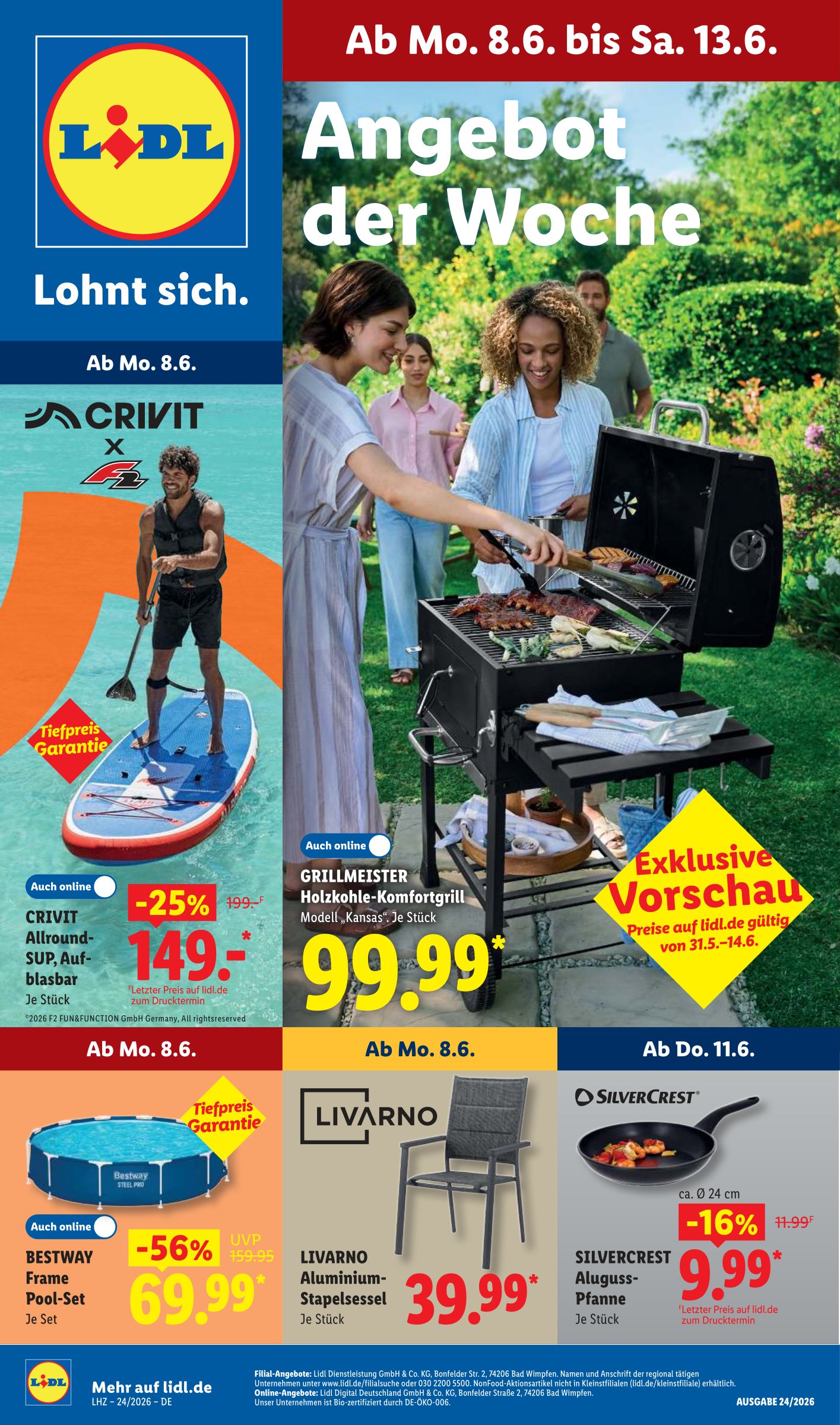 lidl - Lidl - Angebot der Woche Prospekt nächste Woche – von Montag 08.06.2026 bis Samstag 13.06.2026