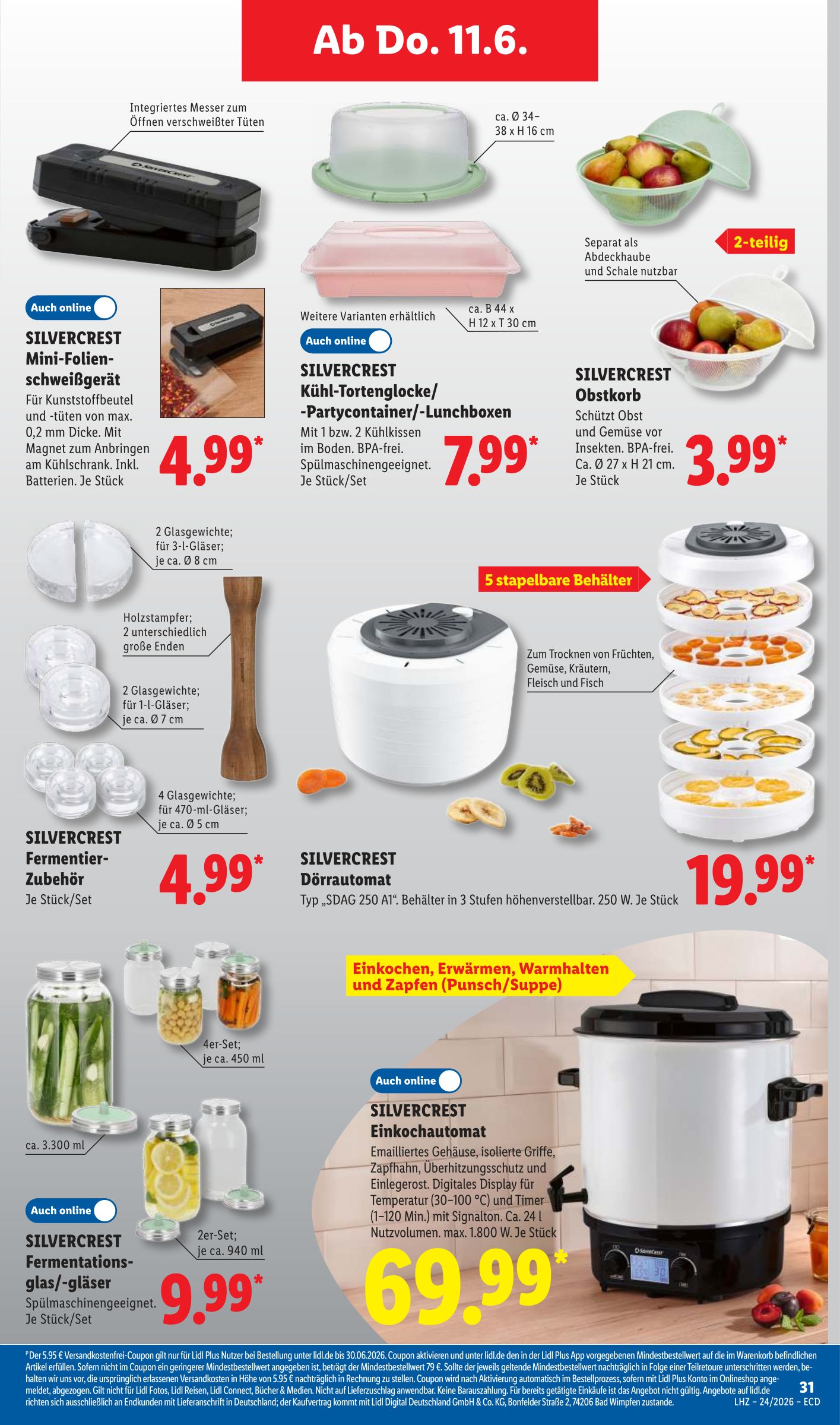lidl - Lidl - Angebot der Woche Prospekt nächste Woche – von Montag 08.06.2026 bis Samstag 13.06.2026 - page: 31