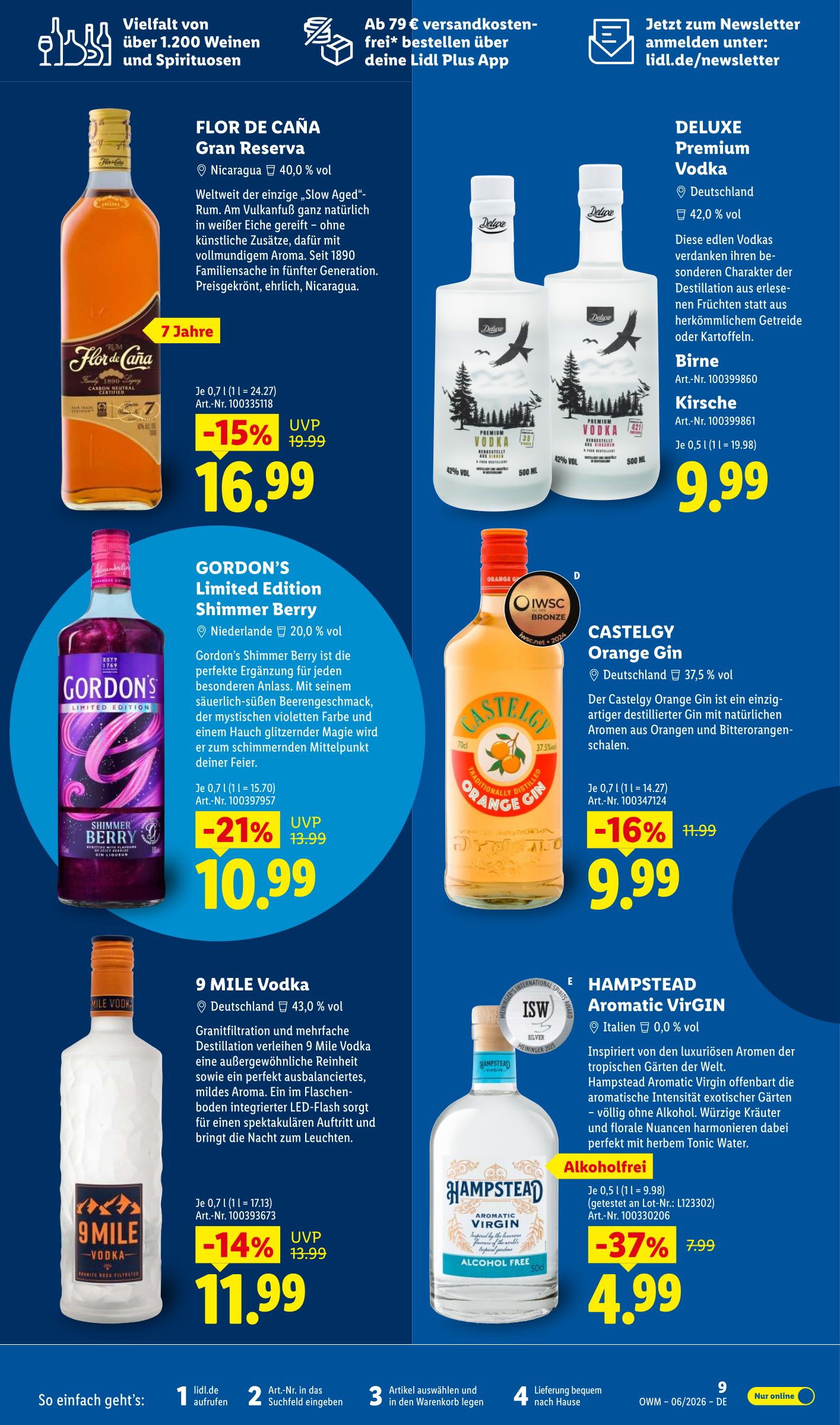 lidl - Lidl - Wein & Spirituosen Prospekt – von Montag 01.06.2026 bis Dienstag 30.06.2026 - page: 9