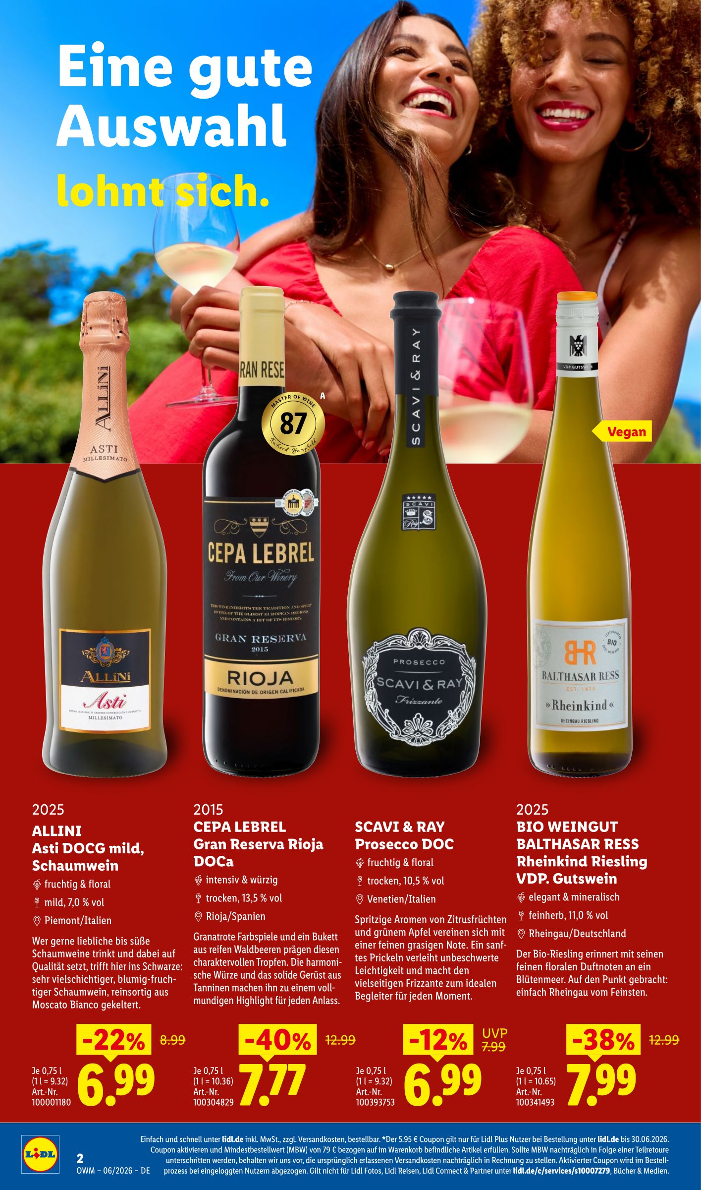 lidl - Lidl - Wein & Spirituosen Prospekt – von Montag 01.06.2026 bis Dienstag 30.06.2026 - page: 2