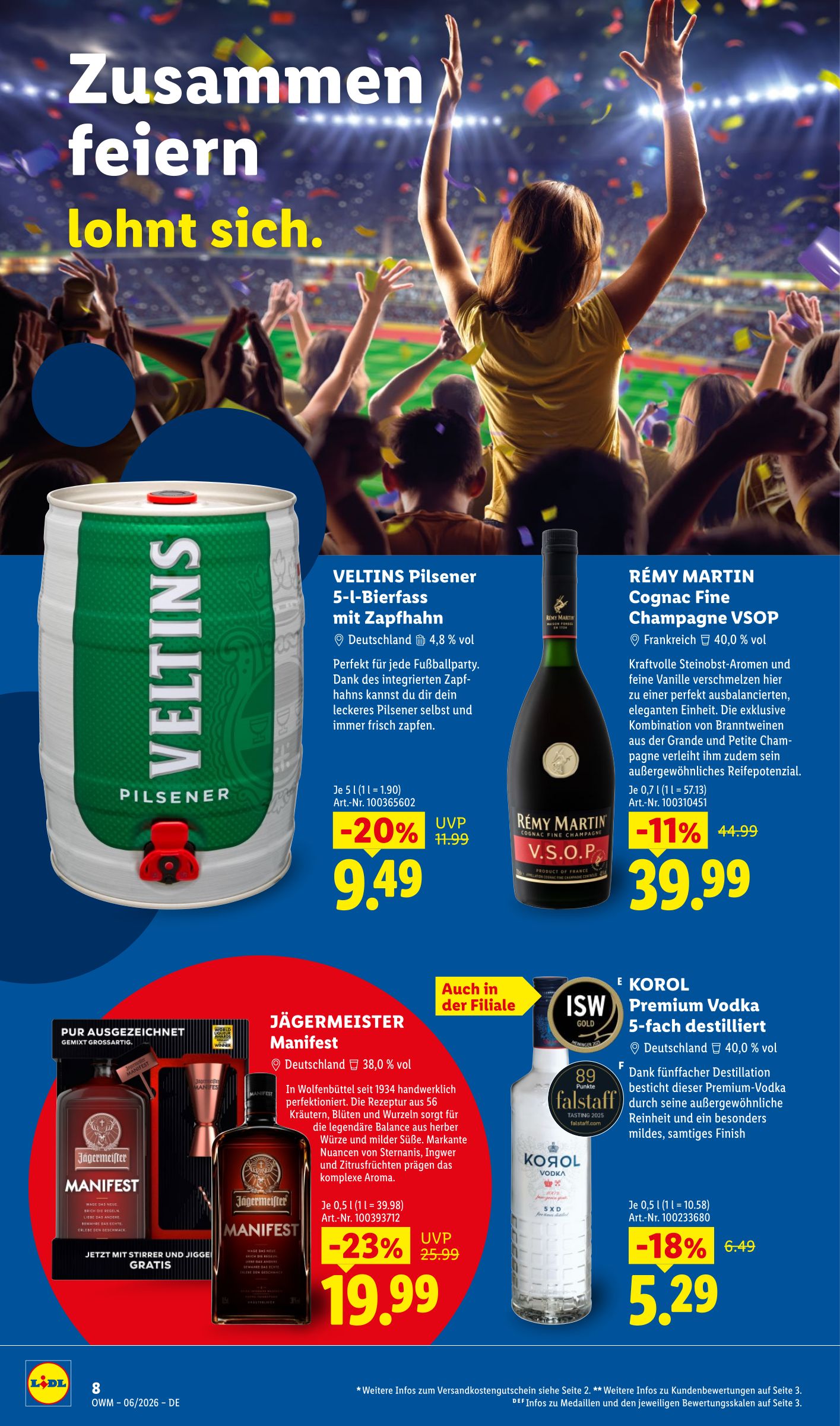 lidl - Lidl - Wein & Spirituosen Prospekt – von Montag 01.06.2026 bis Dienstag 30.06.2026 - page: 8