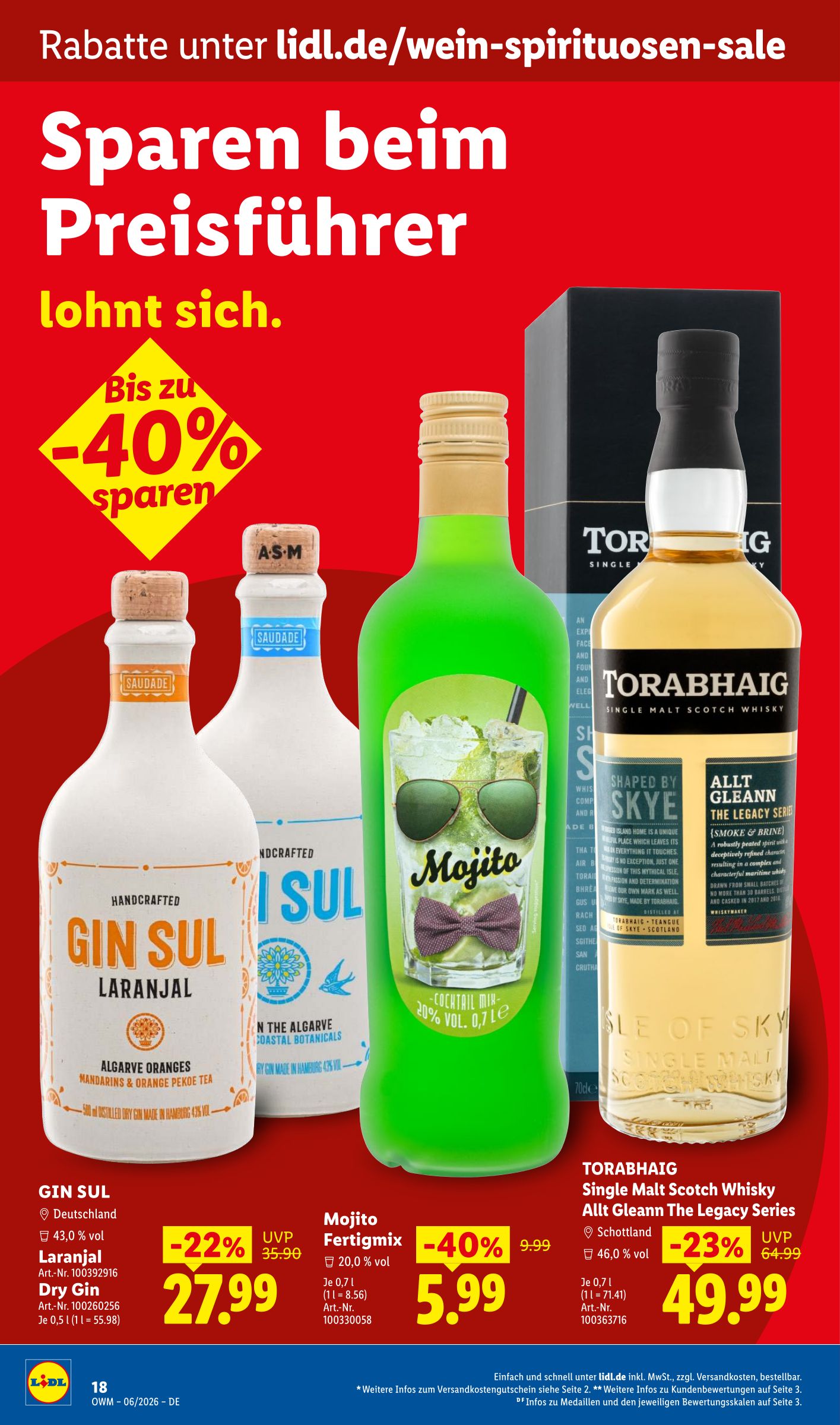 lidl - Lidl - Wein & Spirituosen Prospekt – von Montag 01.06.2026 bis Dienstag 30.06.2026 - page: 18