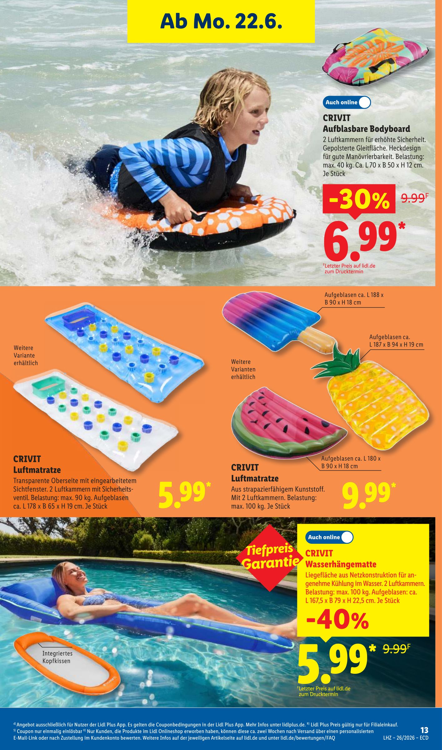 lidl - Lidl - Angebot der Woche Prospekt nächste Woche – von Montag 22.06.2026 bis Samstag 27.06.2026 - page: 9