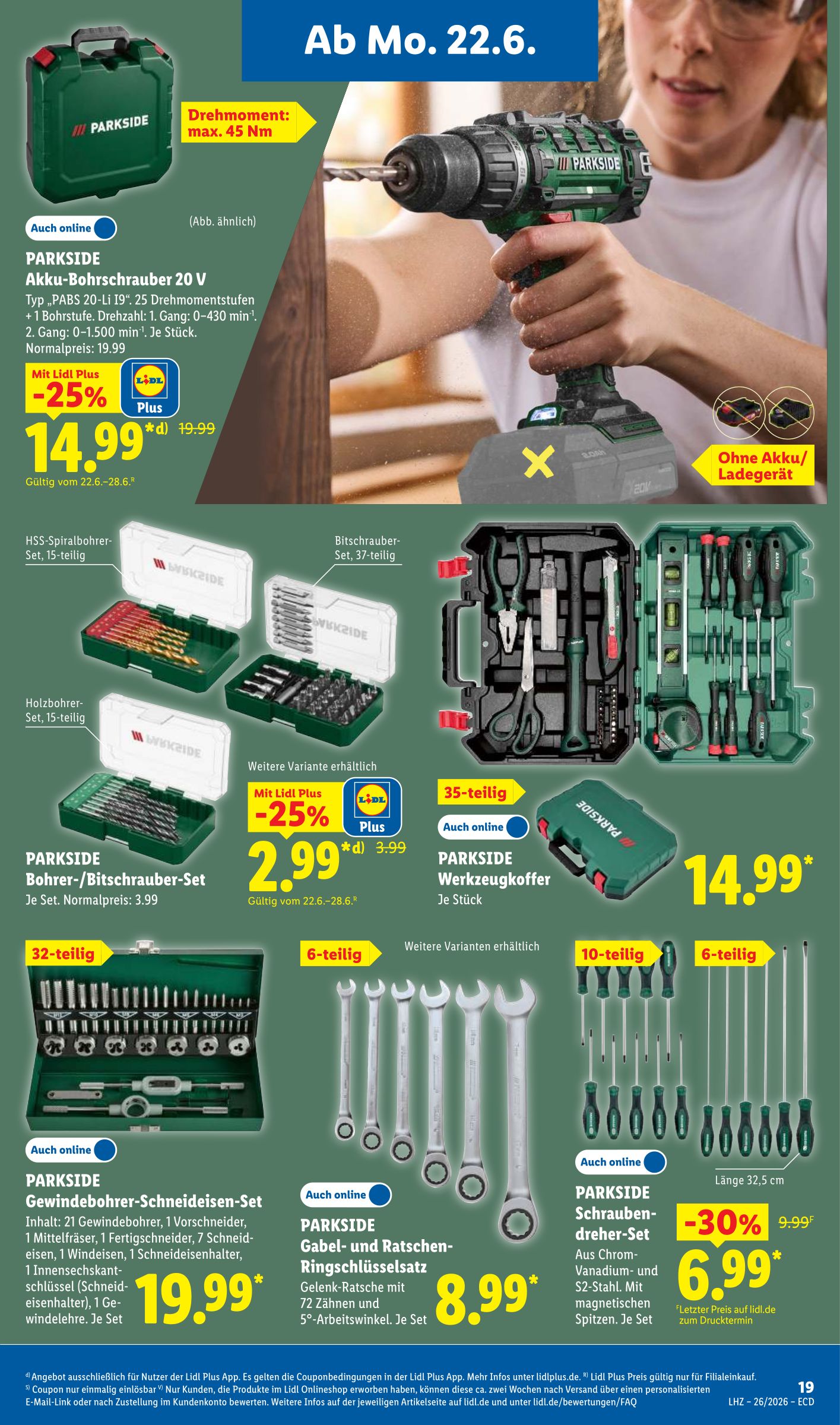lidl - Lidl - Angebot der Woche Prospekt nächste Woche – von Montag 22.06.2026 bis Samstag 27.06.2026 - page: 17