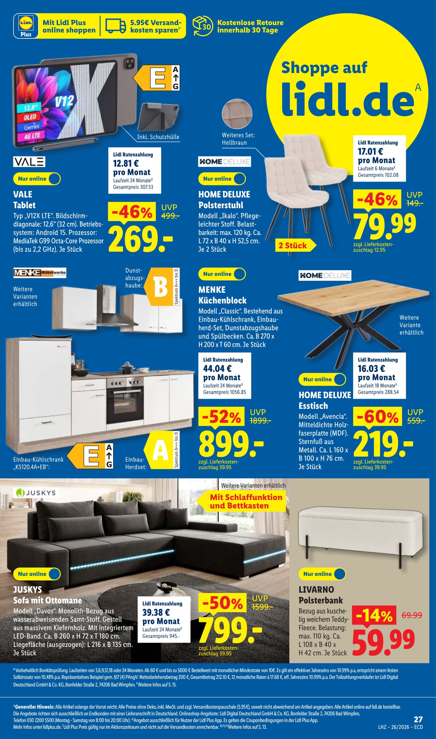 lidl - Lidl - Angebot der Woche Prospekt nächste Woche – von Montag 22.06.2026 bis Samstag 27.06.2026 - page: 27