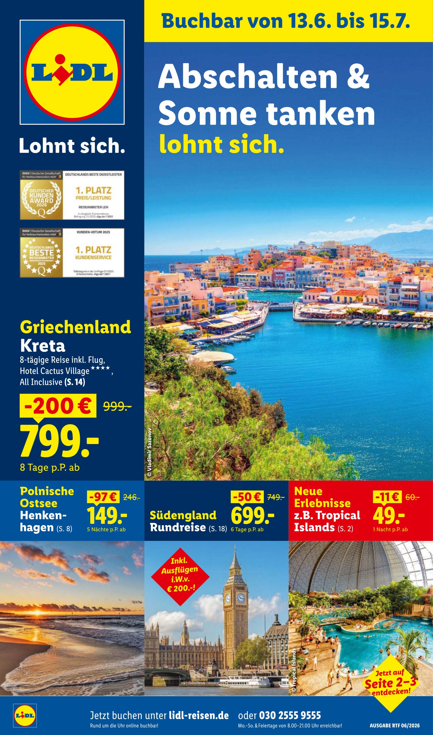 lidl - Lidl Prospekt – von Donnerstag 11.06.2026 bis Mittwoch 15.07.2026