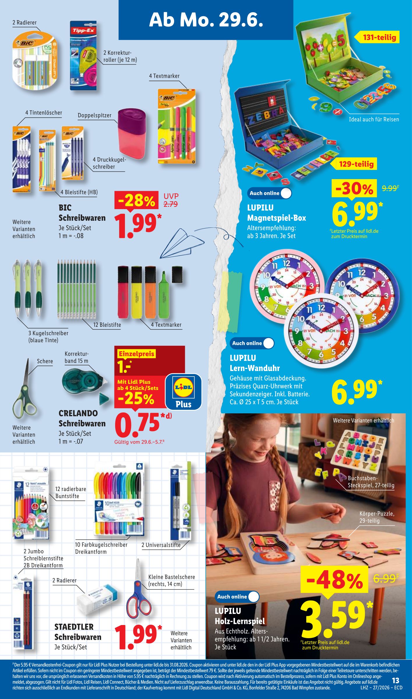 lidl - Lidl Prospekt nächste Woche – von Montag 29.06.2026 bis Samstag 04.07.2026 - page: 9
