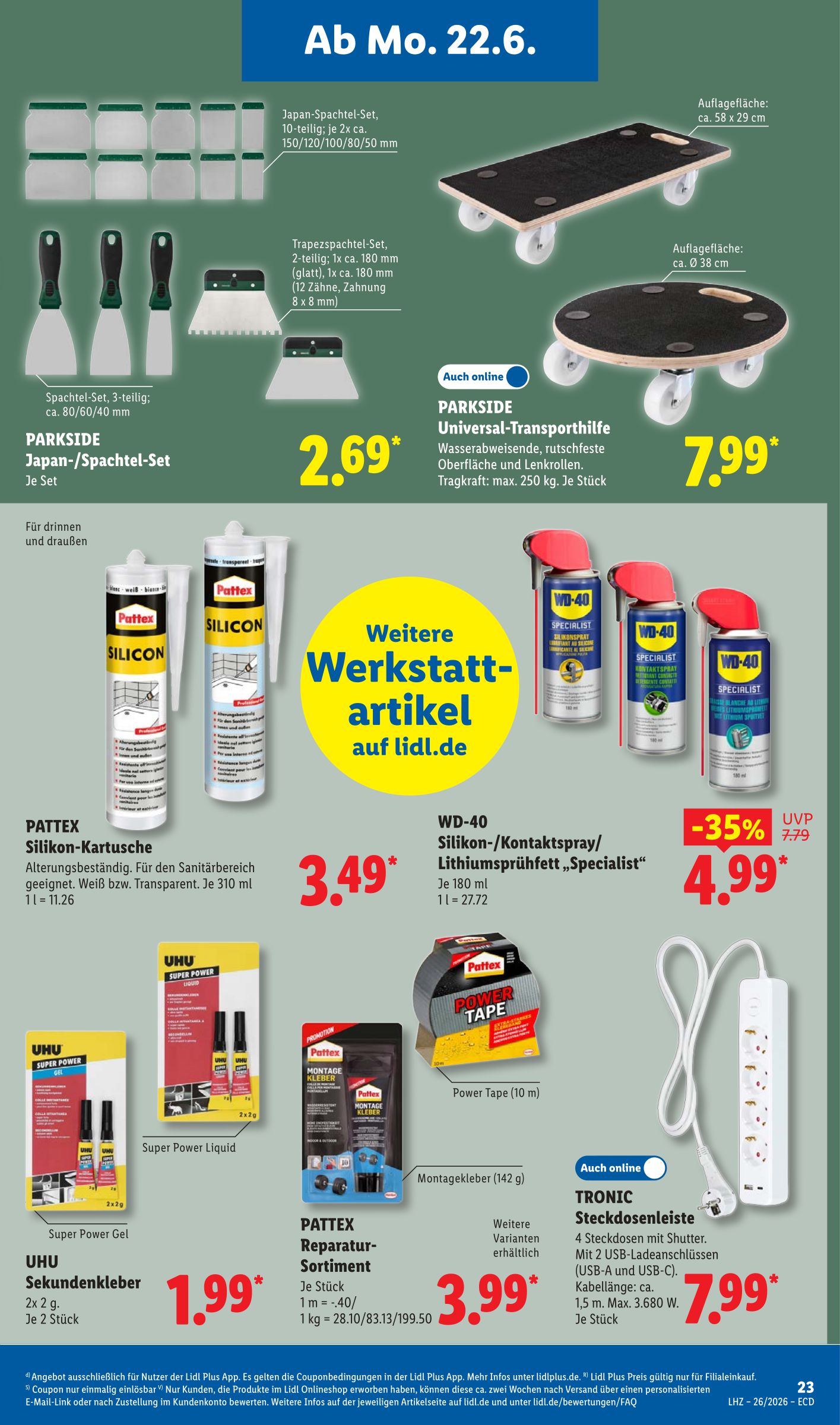 lidl - Lidl Prospekt nächste Woche – von Montag 22.06.2026 bis Samstag 27.06.2026 - page: 43