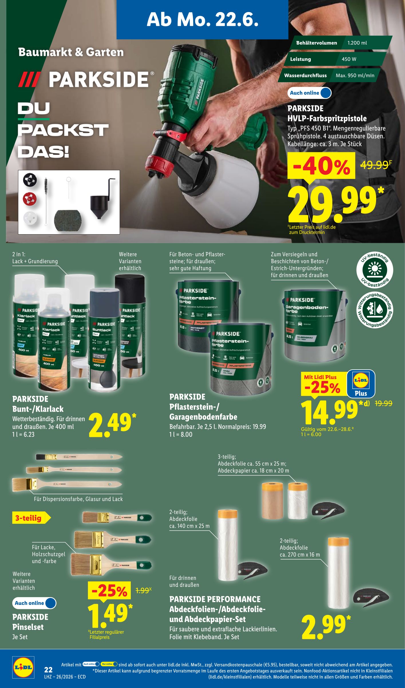 lidl - Lidl Prospekt nächste Woche – von Montag 22.06.2026 bis Samstag 27.06.2026 - page: 42