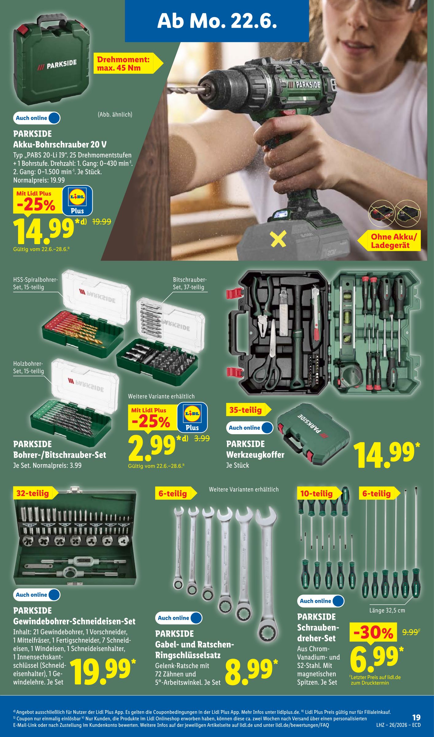 lidl - Lidl Prospekt nächste Woche – von Montag 22.06.2026 bis Samstag 27.06.2026 - page: 39