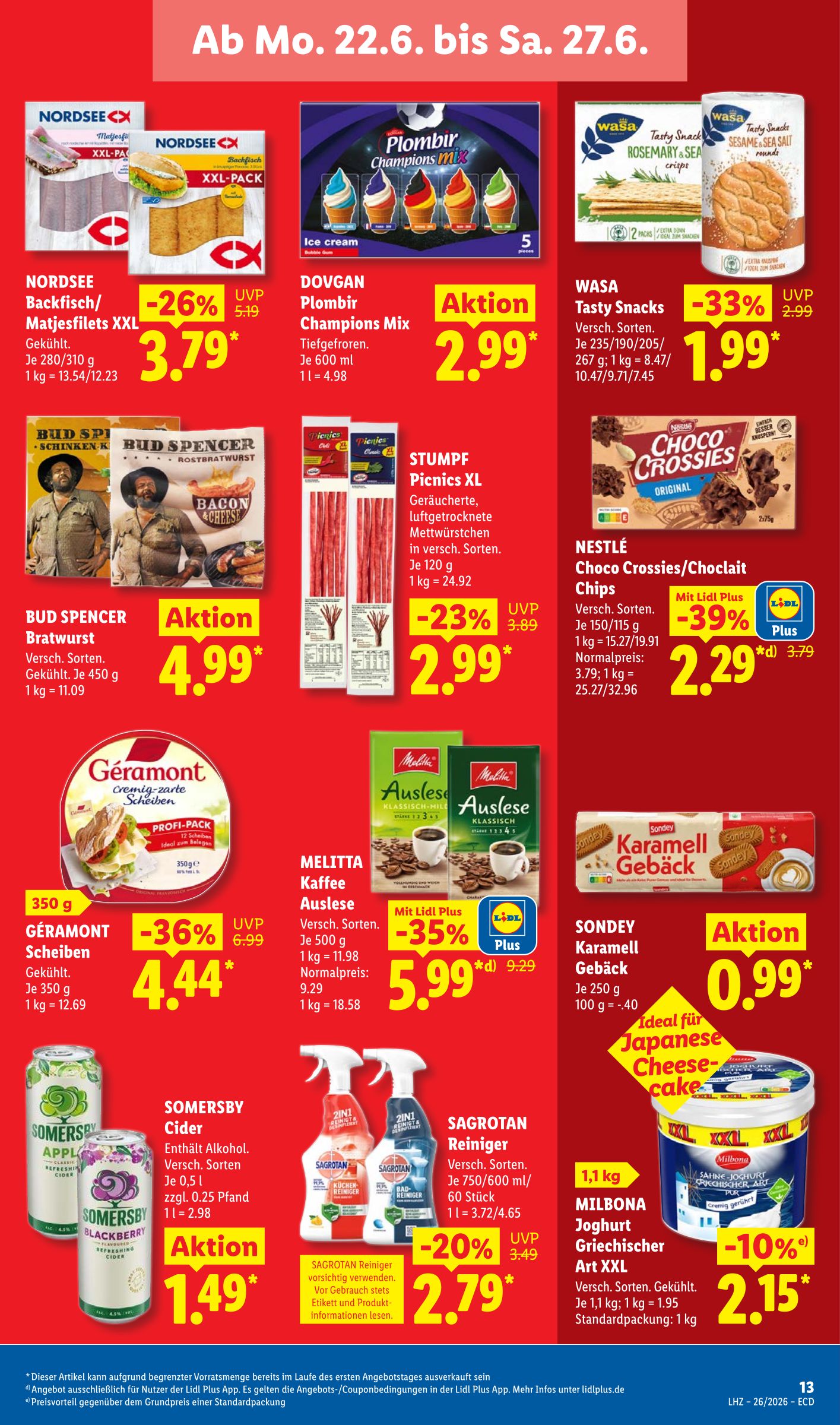 lidl - Lidl Prospekt nächste Woche – von Montag 22.06.2026 bis Samstag 27.06.2026 - page: 17