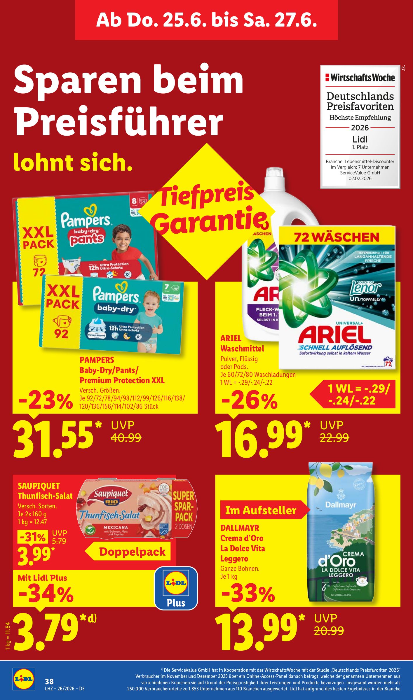 lidl - Lidl XXL Prospekt nächste Woche – von Montag 22.06.2026 bis Samstag 27.06.2026 - page: 62