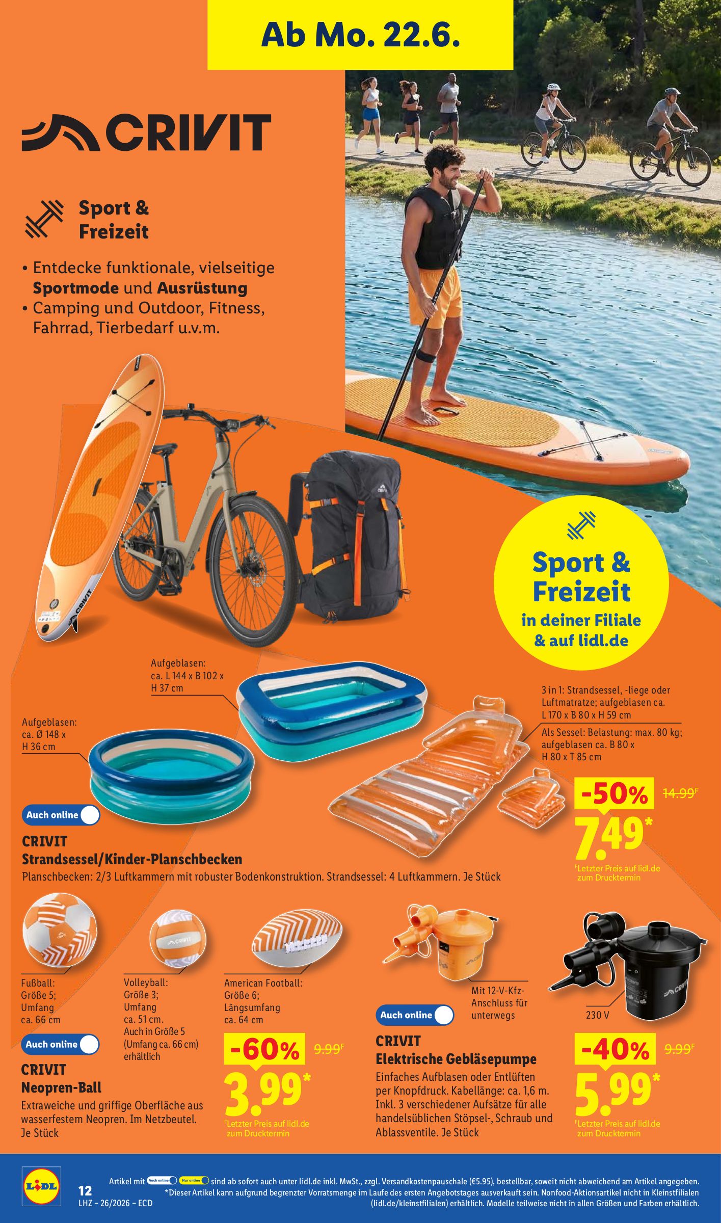 lidl - Lidl XXL Prospekt nächste Woche – von Montag 22.06.2026 bis Samstag 27.06.2026 - page: 30