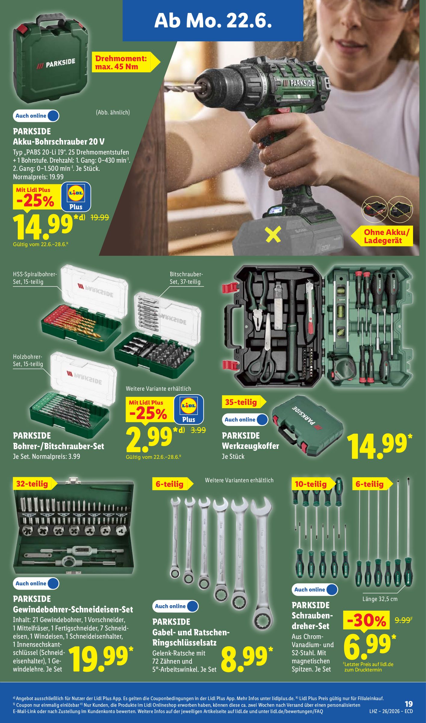 lidl - Lidl XXL Prospekt nächste Woche – von Montag 22.06.2026 bis Samstag 27.06.2026 - page: 39