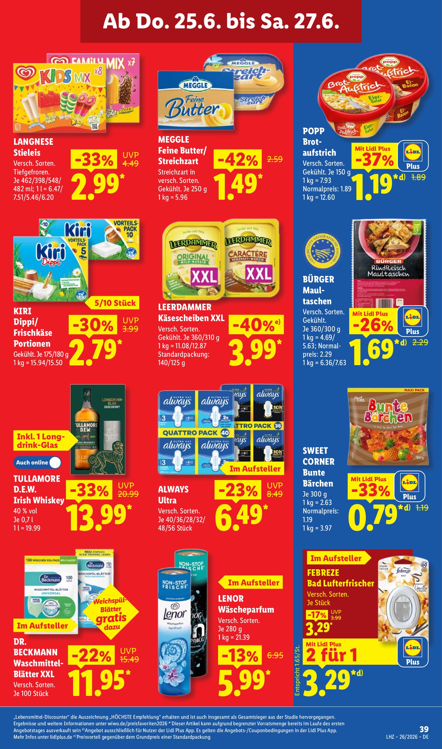 lidl - Lidl XXL Prospekt nächste Woche – von Montag 22.06.2026 bis Samstag 27.06.2026 - page: 63