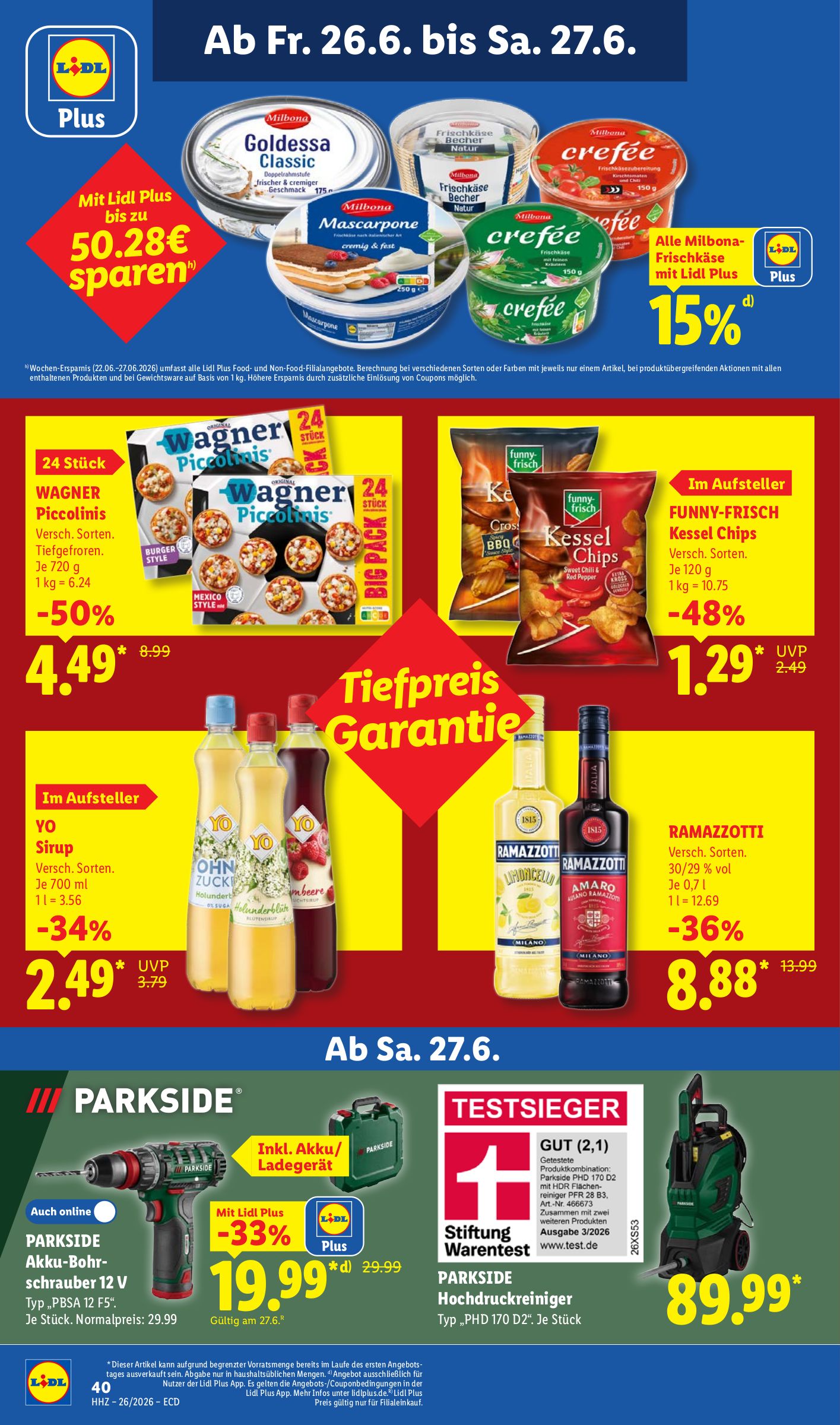 lidl - Lidl XXL Prospekt nächste Woche – von Montag 22.06.2026 bis Samstag 27.06.2026 - page: 66