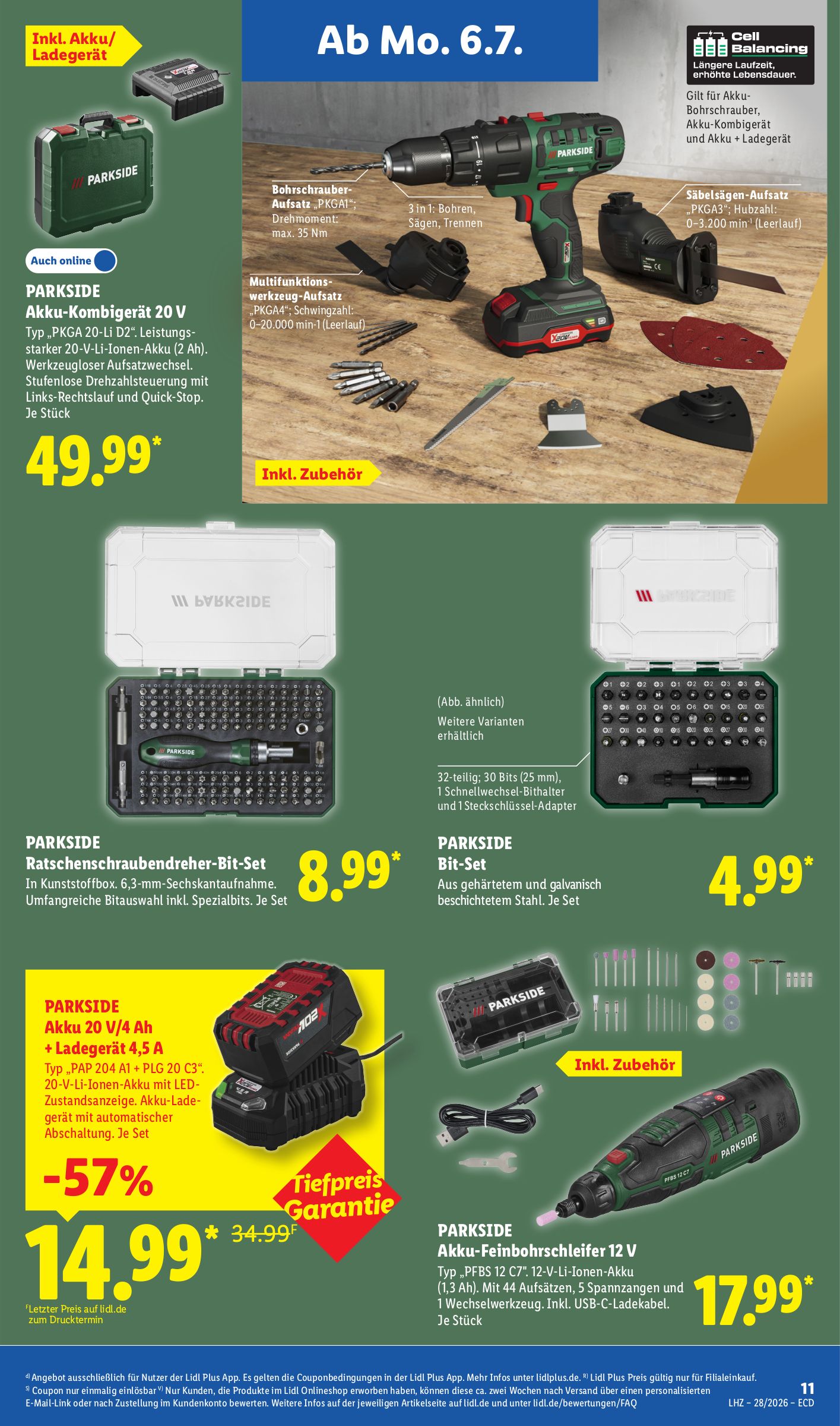 lidl - Lidl - Angebot der Woche Prospekt nächste Woche – von Montag 06.07.2026 bis Samstag 11.07.2026 - page: 7