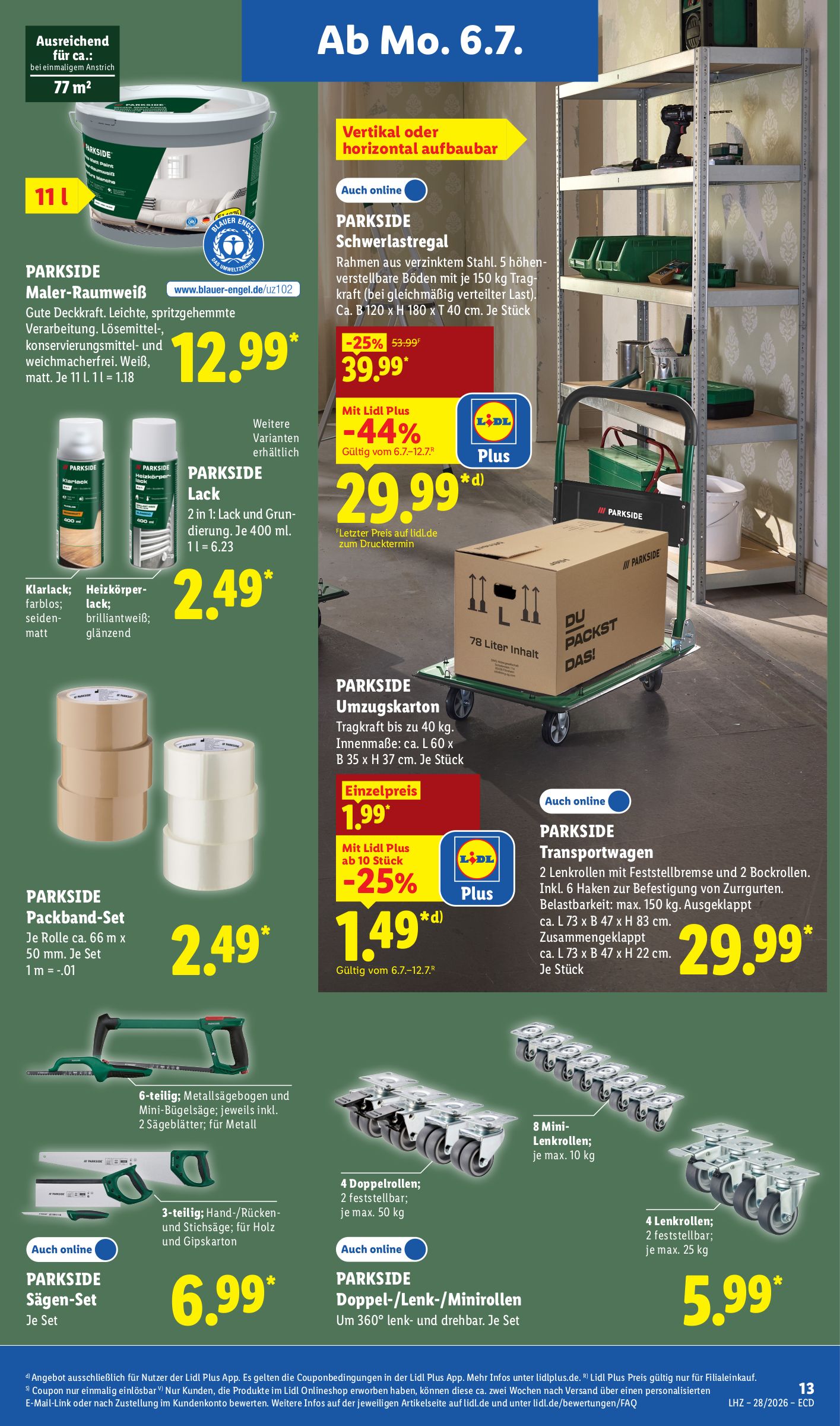 lidl - Lidl - Angebot der Woche Prospekt nächste Woche – von Montag 06.07.2026 bis Samstag 11.07.2026 - page: 9