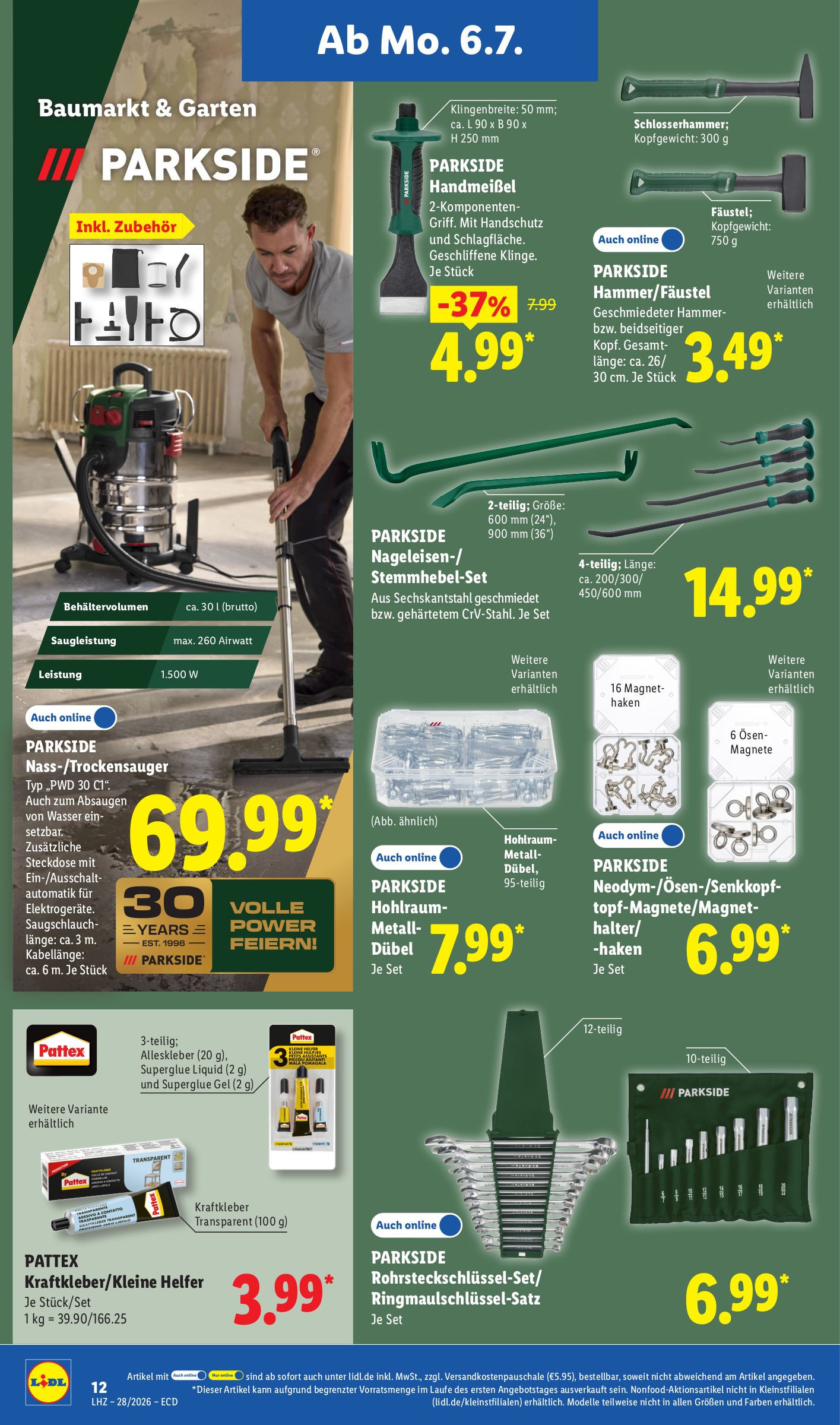 lidl - Lidl - Angebot der Woche Prospekt nächste Woche – von Montag 06.07.2026 bis Samstag 11.07.2026 - page: 8