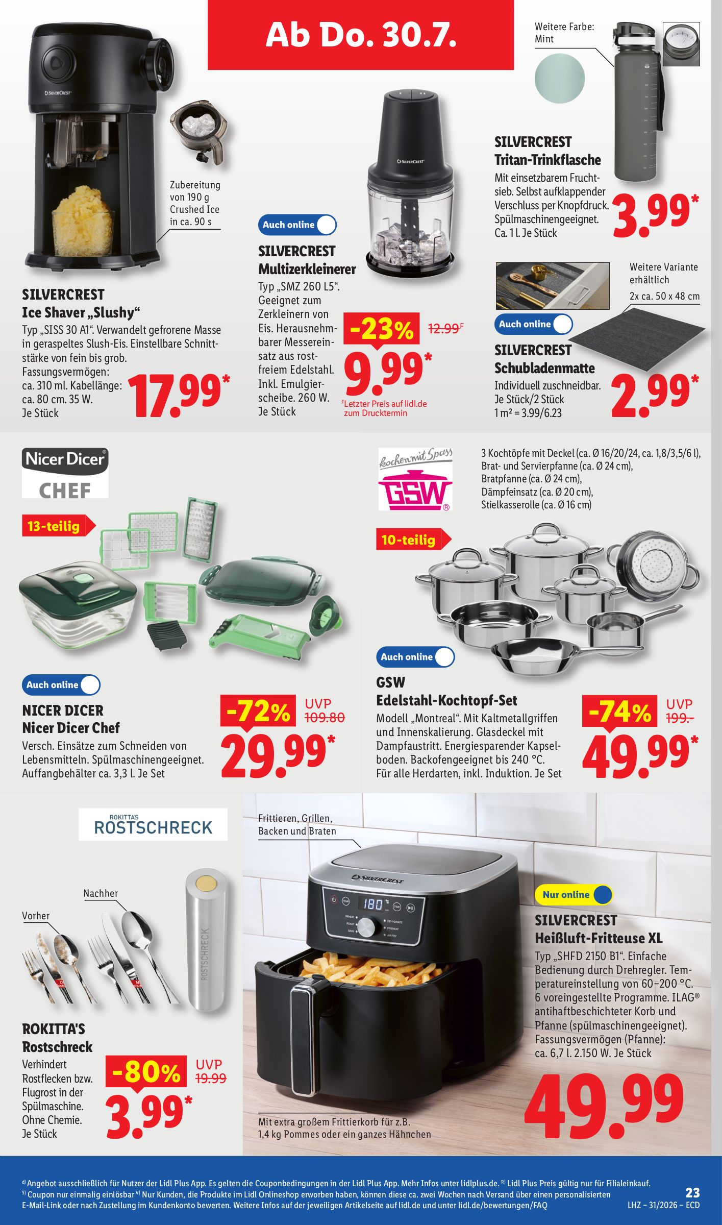 lidl - Lidl - Angebot der Woche Prospekt nächste Woche – von Montag 27.07.2026 bis Samstag 01.08.2026 - page: 15