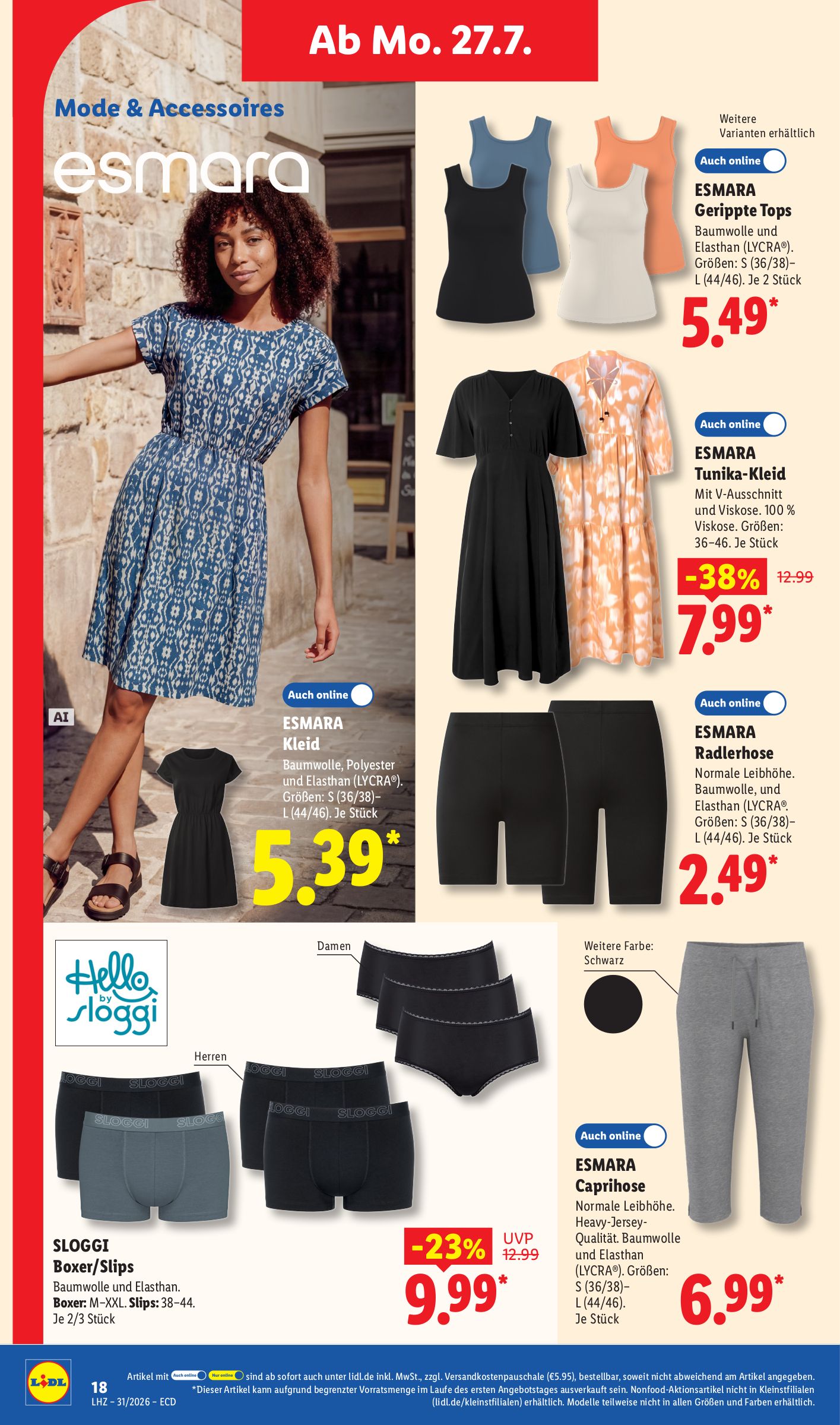 lidl - Lidl - Angebot der Woche Prospekt nächste Woche – von Montag 27.07.2026 bis Samstag 01.08.2026 - page: 10
