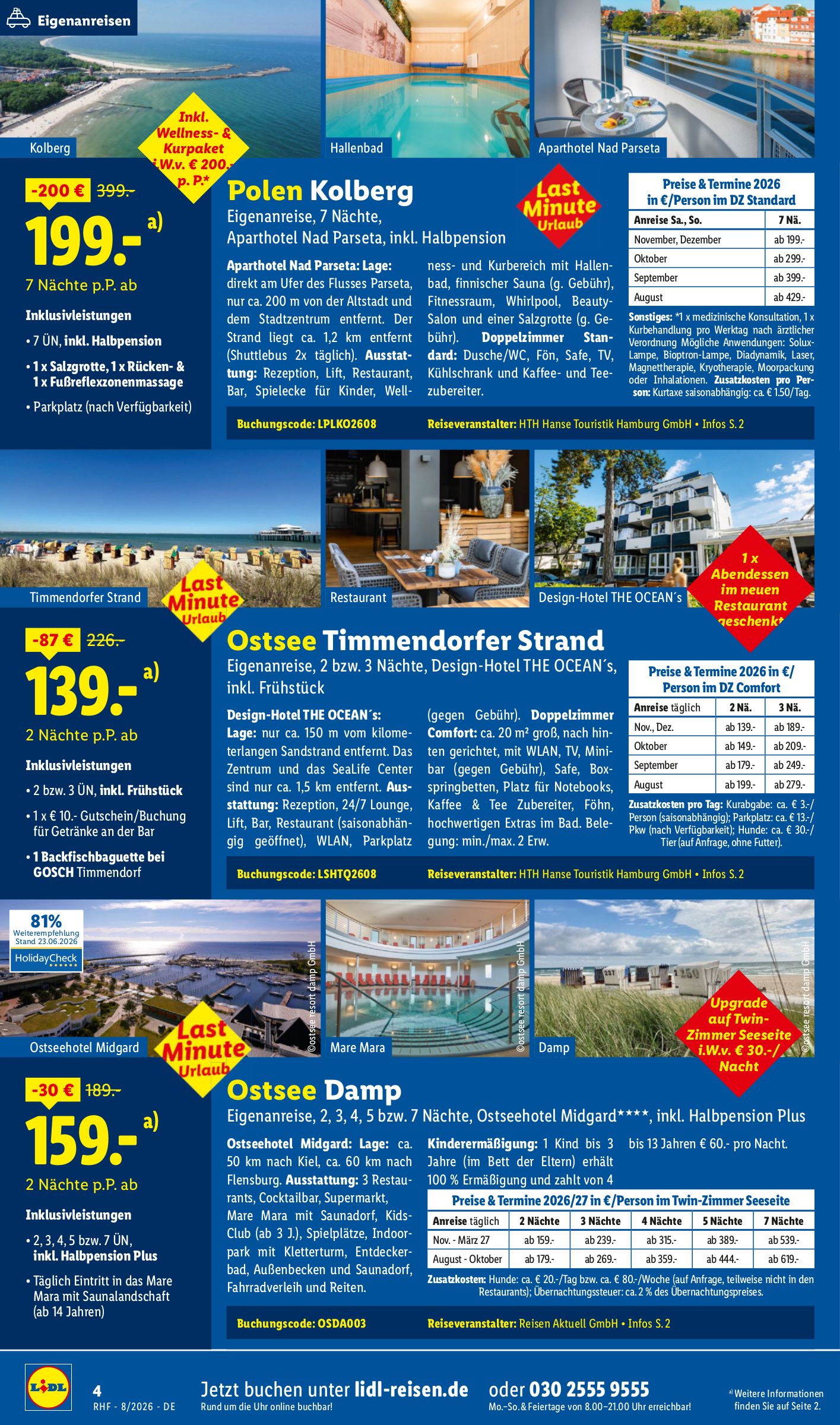 lidl - Lidl-reisen.de Prospekt – von Mittwoch 29.07.2026 bis Montag 31.08.2026 - page: 4