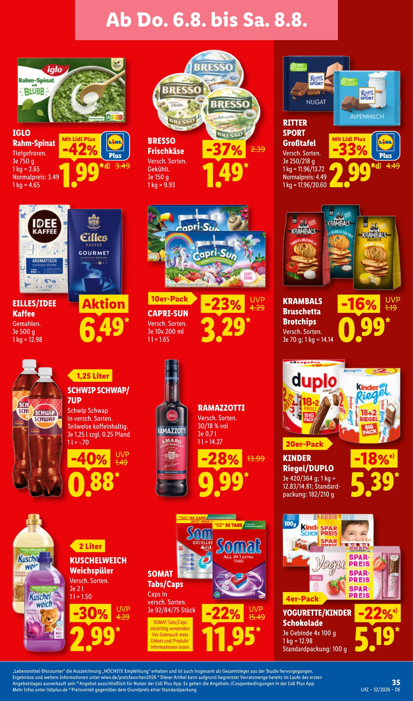 lidl - Lidl Prospekt – von Montag 03.08.2026 bis Samstag 08.08.2026 - page: 61