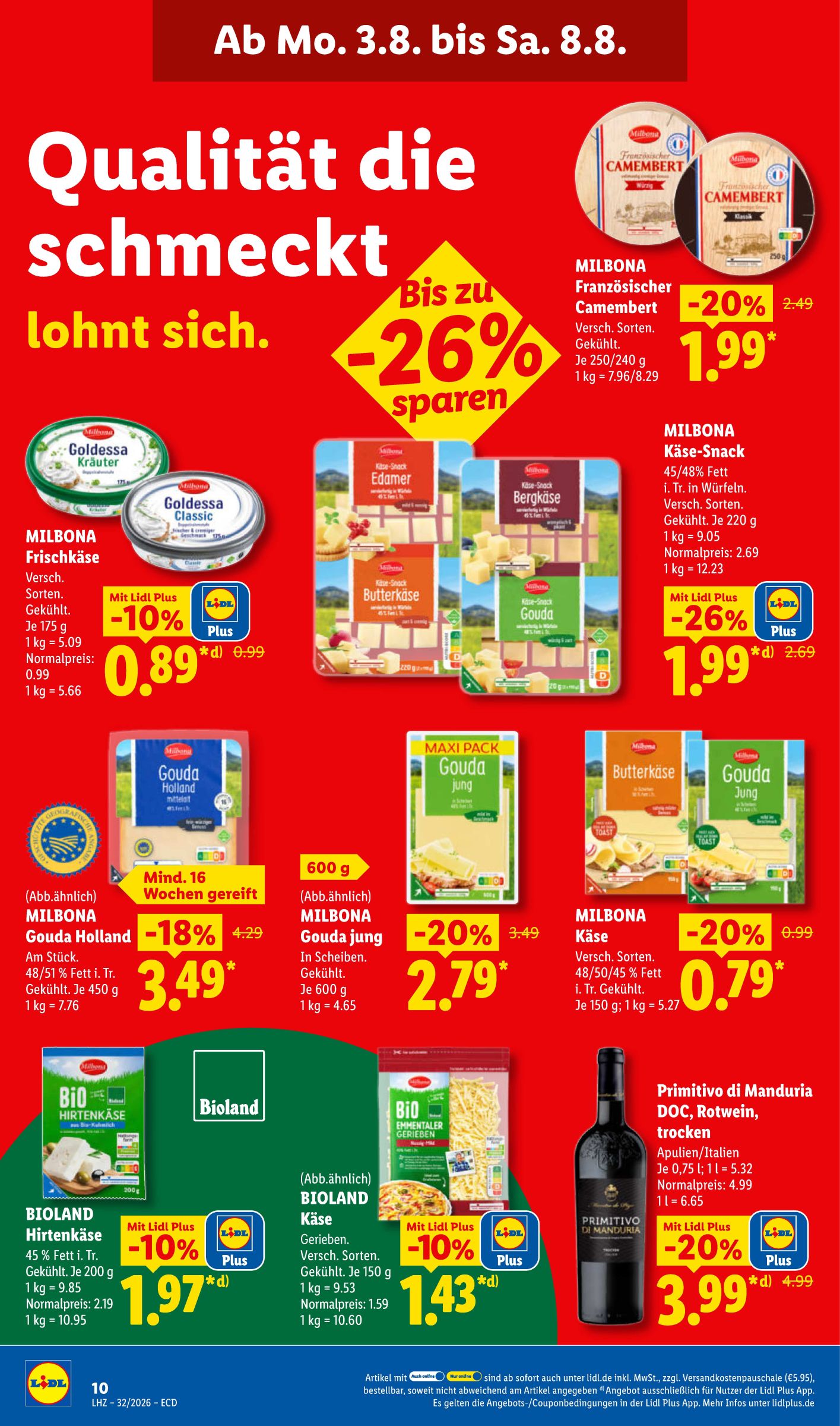 lidl - Lidl Prospekt – von Montag 03.08.2026 bis Samstag 08.08.2026 - page: 26
