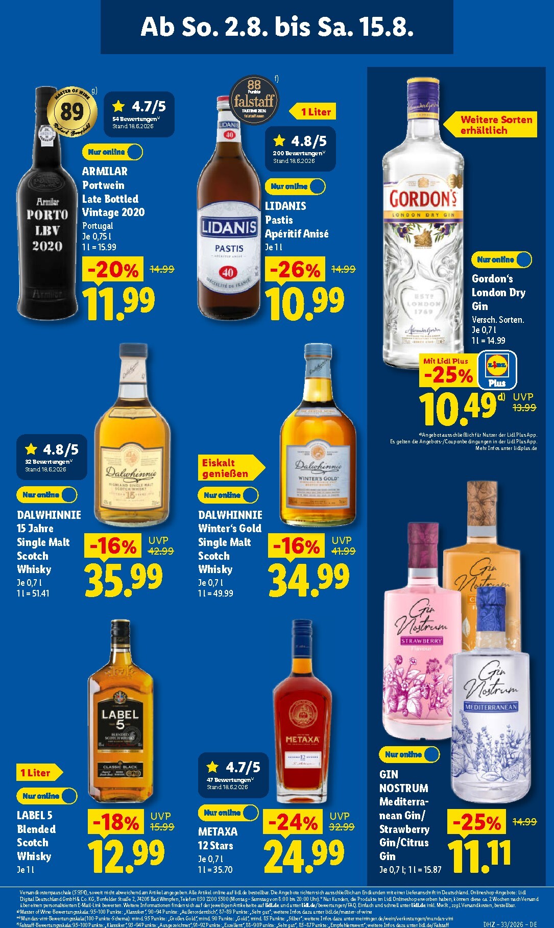 lidl - Lidl Prospekt nächste Woche – von Montag 10.08.2026 bis Samstag 15.08.2026 - page: 25