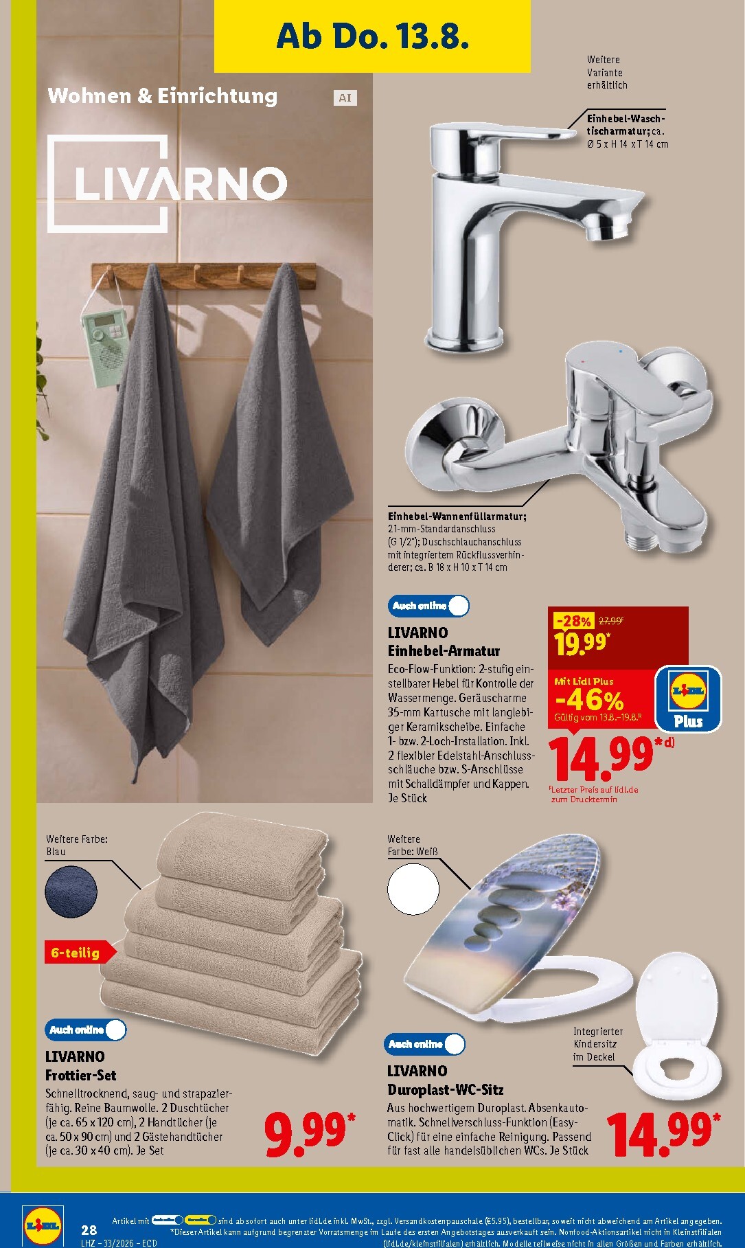 lidl - Lidl Prospekt nächste Woche – von Montag 10.08.2026 bis Samstag 15.08.2026 - page: 50