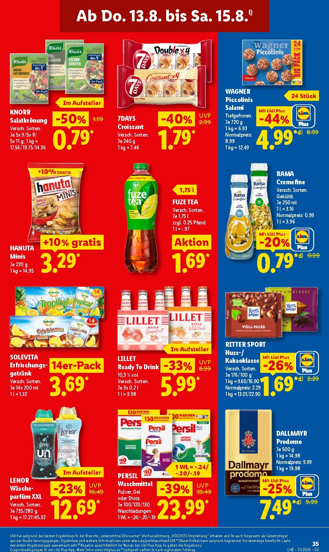 lidl - Lidl Prospekt nächste Woche – von Montag 10.08.2026 bis Samstag 15.08.2026 - page: 65