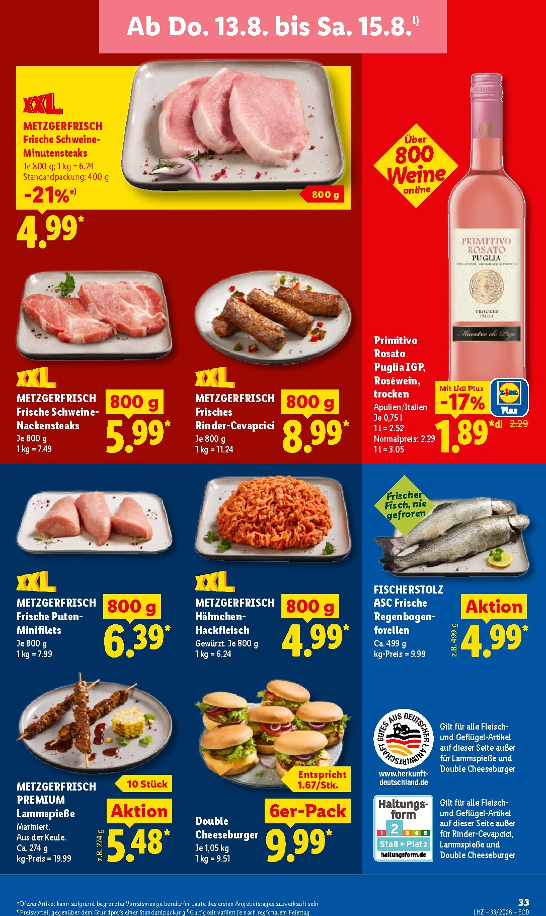 lidl - Lidl Prospekt nächste Woche – von Montag 10.08.2026 bis Samstag 15.08.2026 - page: 61