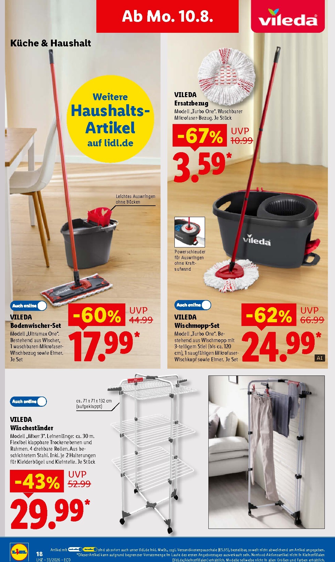 lidl - Lidl Prospekt nächste Woche – von Montag 10.08.2026 bis Samstag 15.08.2026 - page: 38