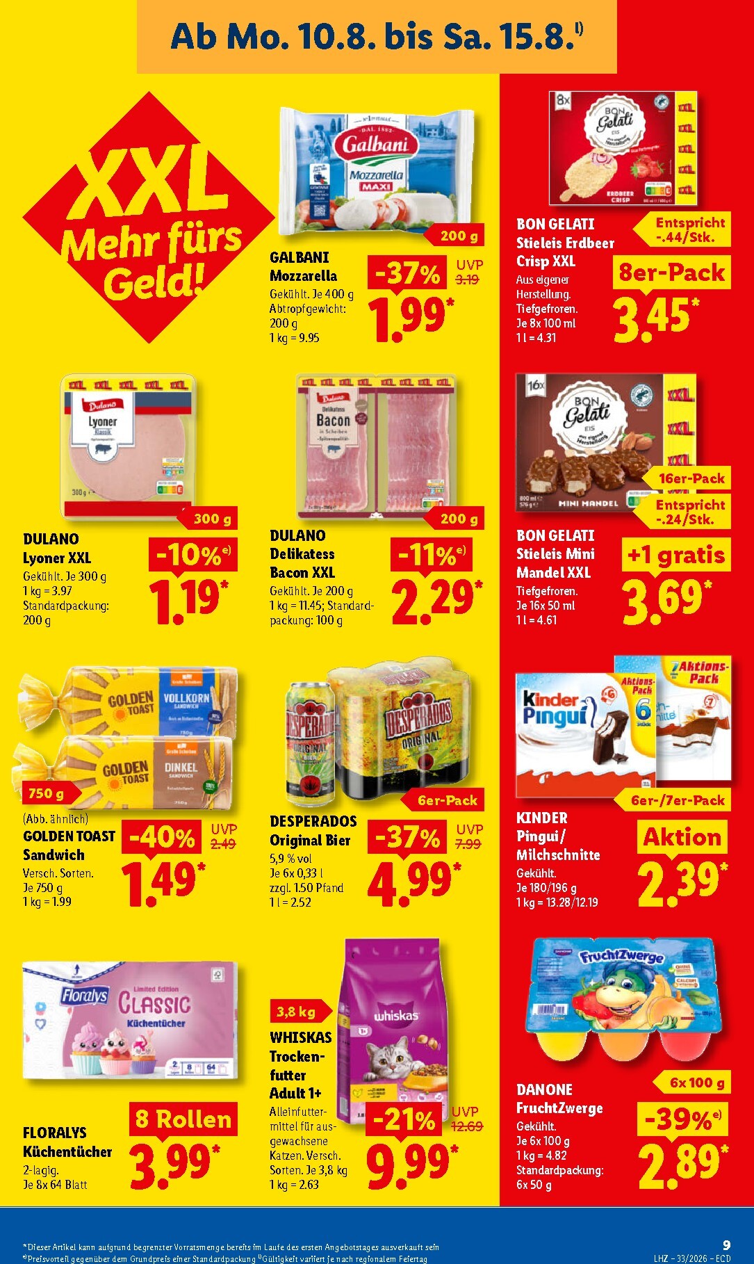 lidl - Lidl Prospekt nächste Woche – von Montag 10.08.2026 bis Samstag 15.08.2026 - page: 21