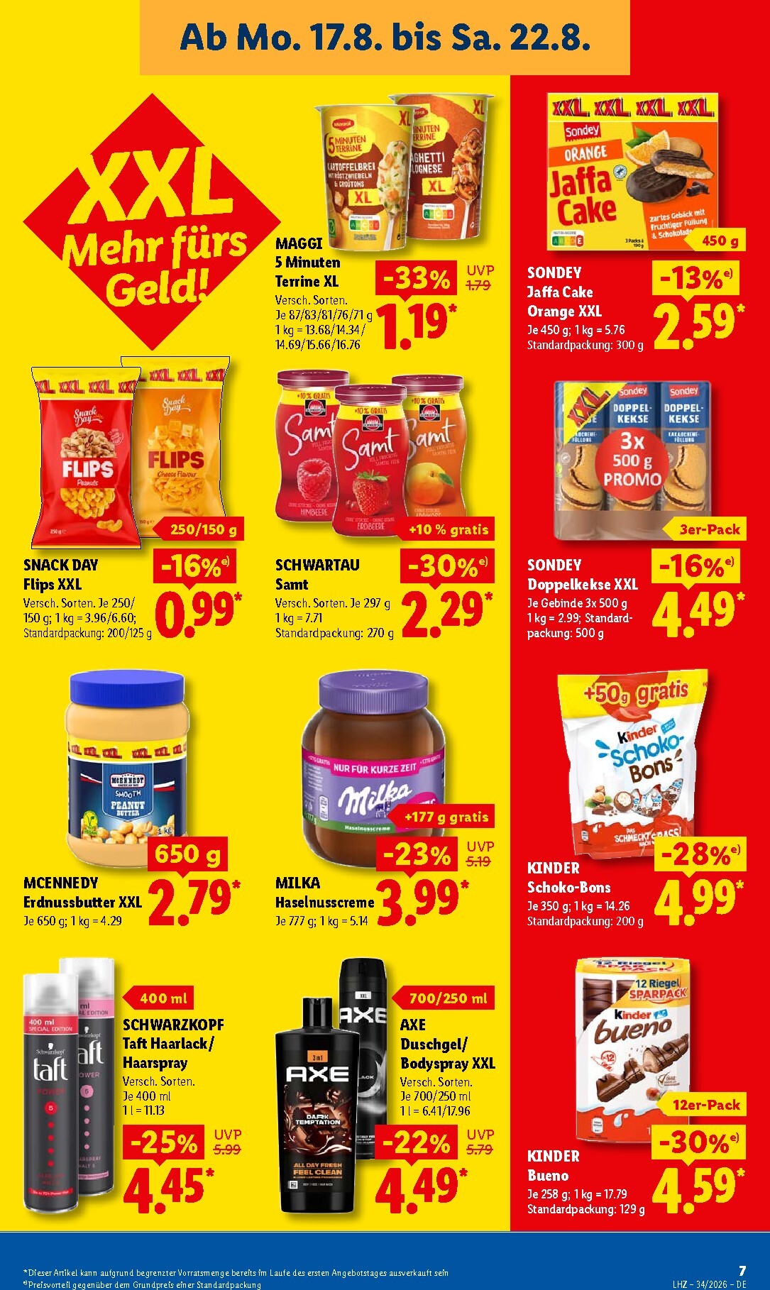 lidl - Lidl Prospekt nächste Woche – von Montag 17.08.2026 bis Samstag 22.08.2026 - page: 15