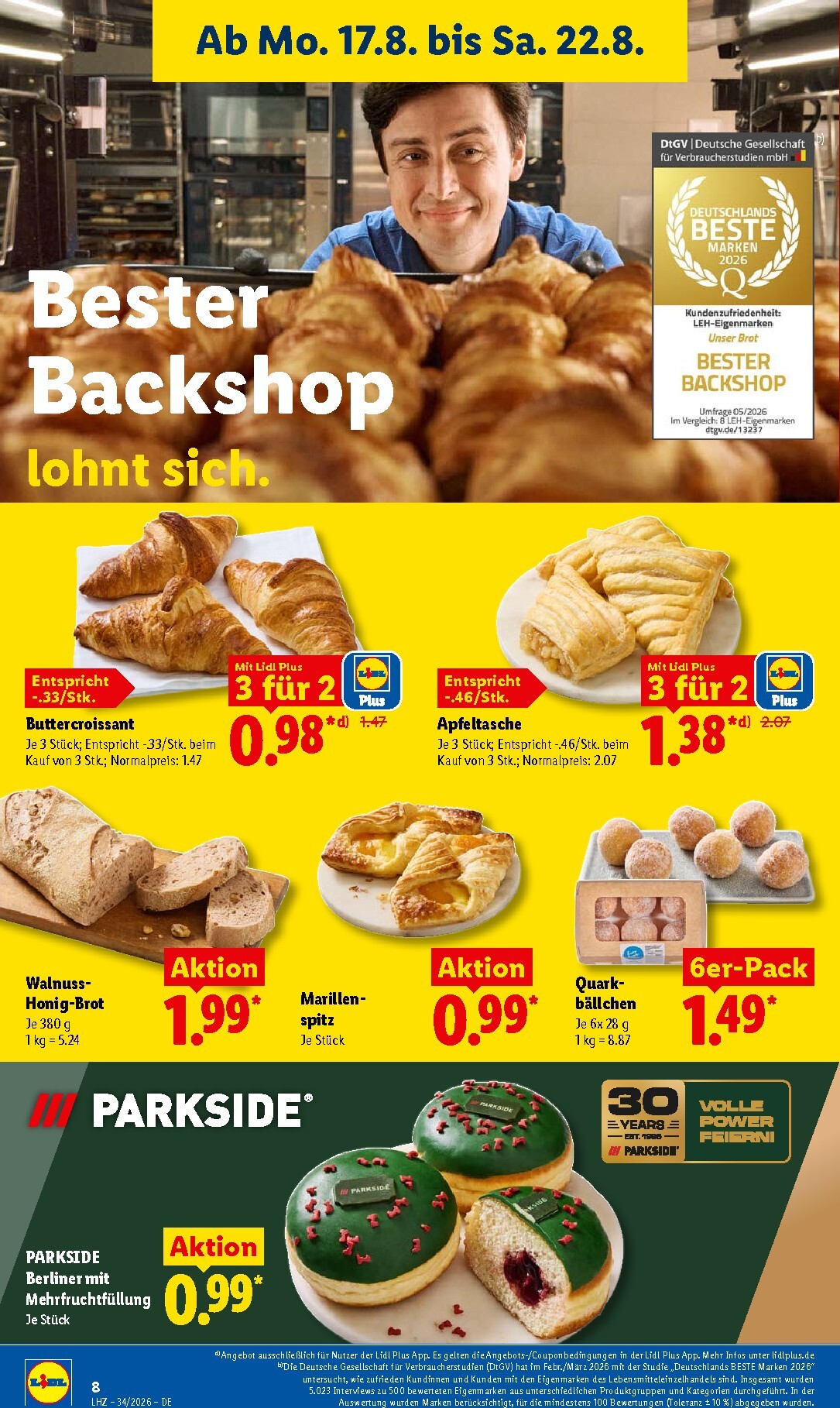 lidl - Lidl Prospekt nächste Woche – von Montag 17.08.2026 bis Samstag 22.08.2026 - page: 18
