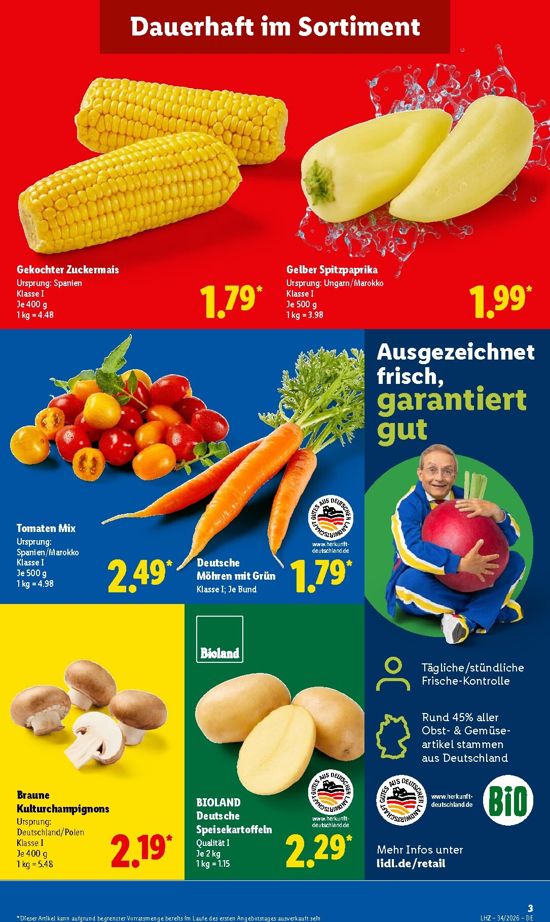 lidl - Lidl Prospekt nächste Woche – von Montag 17.08.2026 bis Samstag 22.08.2026 - page: 3
