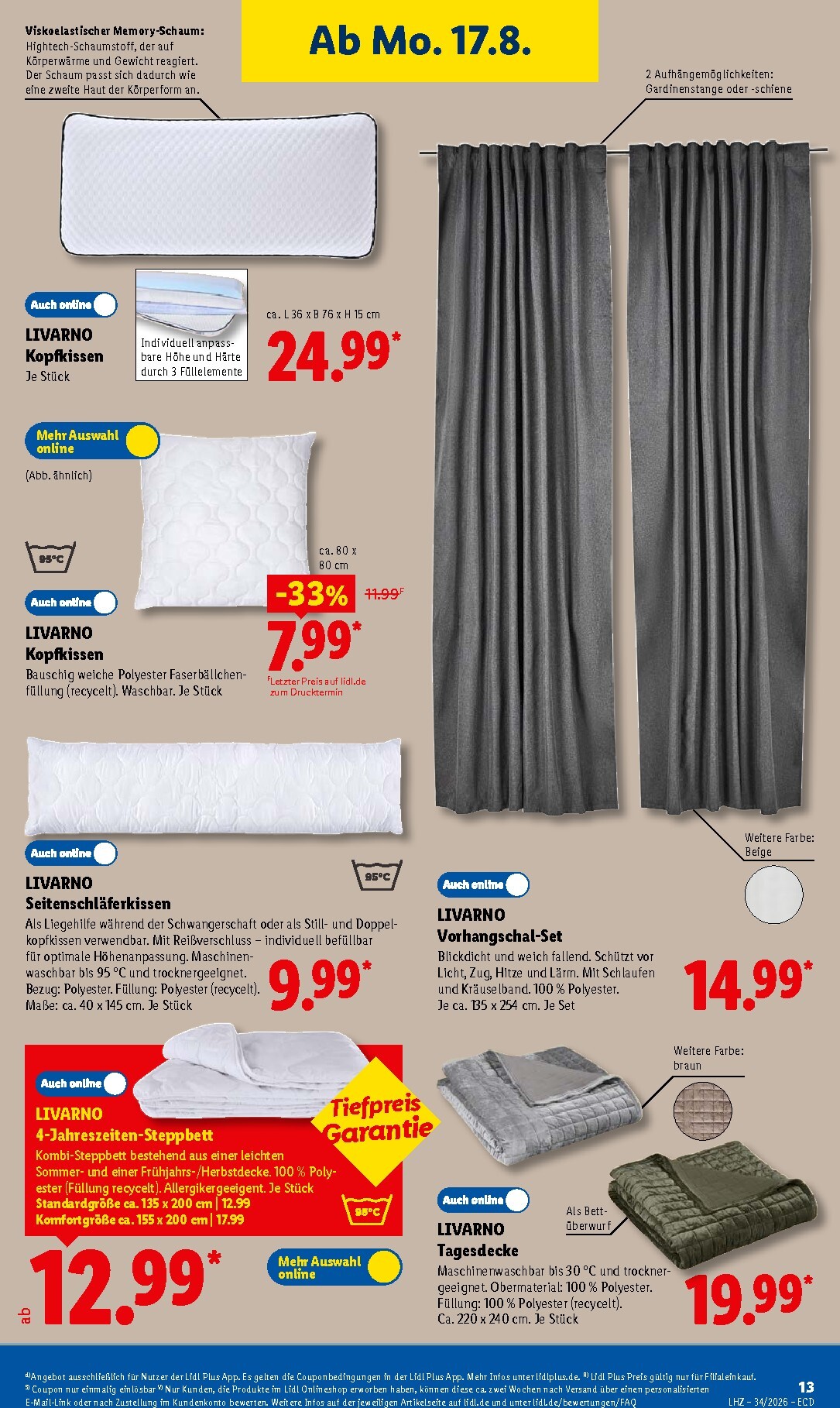 lidl - Lidl Prospekt nächste Woche – von Montag 17.08.2026 bis Samstag 22.08.2026 - page: 31