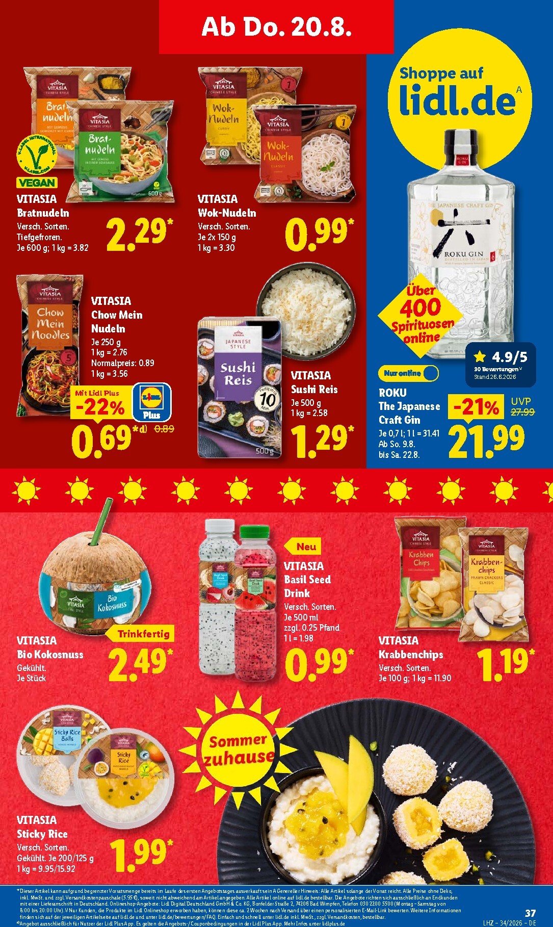 lidl - Lidl Prospekt nächste Woche – von Montag 17.08.2026 bis Samstag 22.08.2026 - page: 59