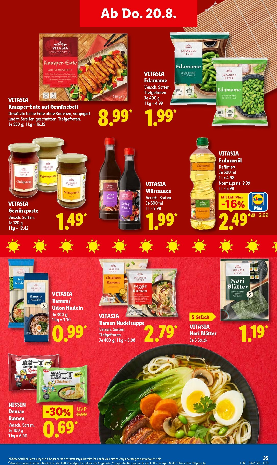 lidl - Lidl Prospekt nächste Woche – von Montag 17.08.2026 bis Samstag 22.08.2026 - page: 57