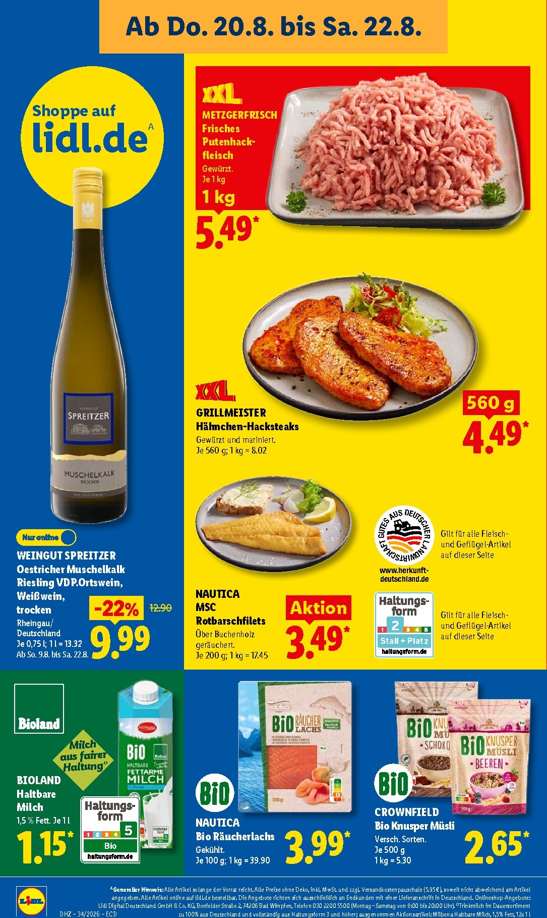 lidl - Lidl Prospekt nächste Woche – von Montag 17.08.2026 bis Samstag 22.08.2026 - page: 54