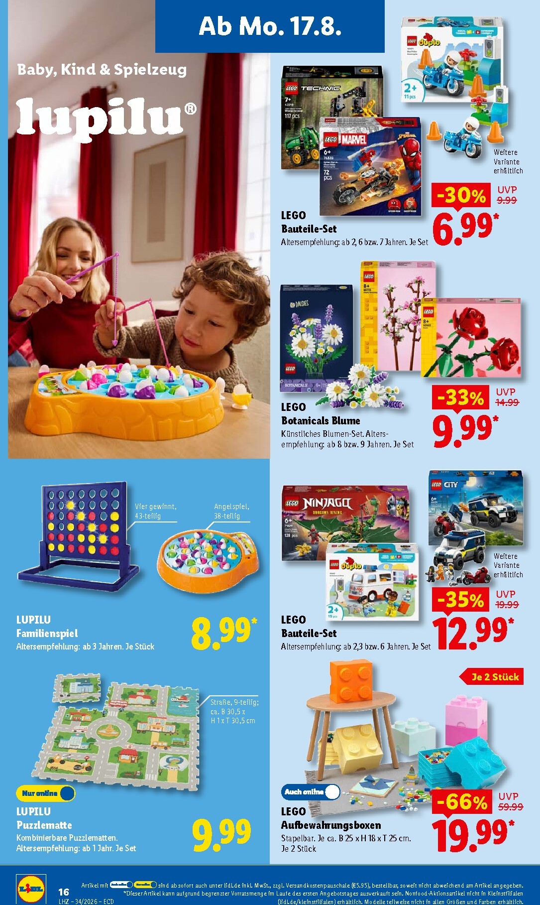 lidl - Lidl Prospekt nächste Woche – von Montag 17.08.2026 bis Samstag 22.08.2026 - page: 34