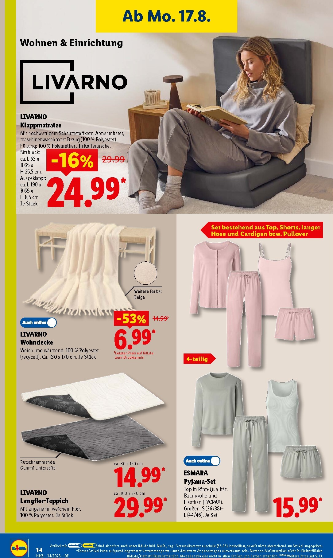 lidl - Lidl Prospekt nächste Woche – von Montag 17.08.2026 bis Samstag 22.08.2026 - page: 32