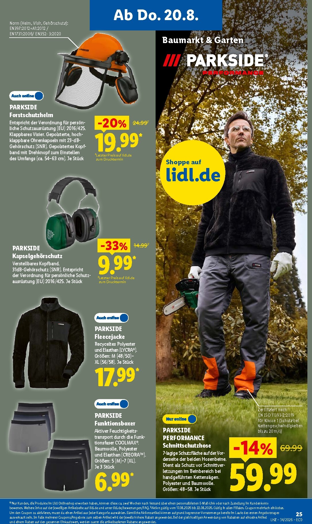 lidl - Lidl Prospekt nächste Woche – von Montag 17.08.2026 bis Samstag 22.08.2026 - page: 45