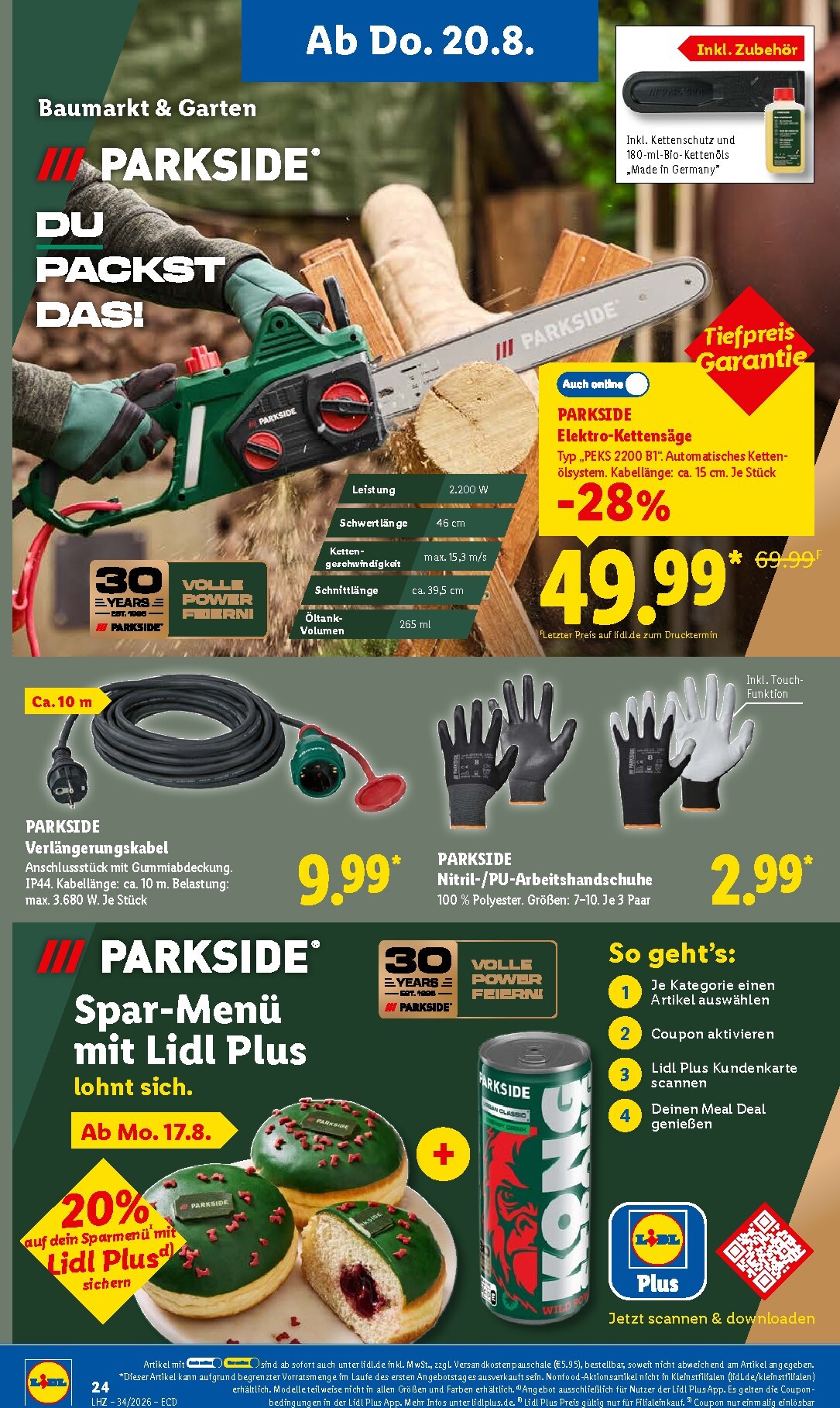 lidl - Lidl Prospekt nächste Woche – von Montag 17.08.2026 bis Samstag 22.08.2026 - page: 44