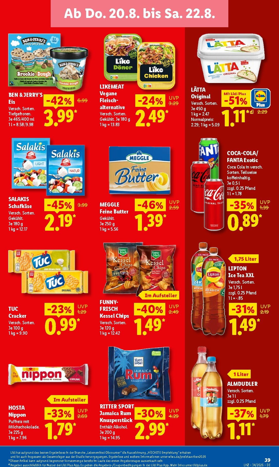 lidl - Lidl Prospekt nächste Woche – von Montag 17.08.2026 bis Samstag 22.08.2026 - page: 65
